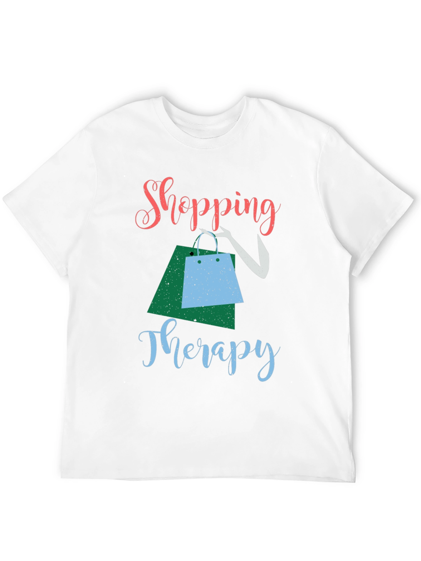 Black Shopping Therapy Tee view 12