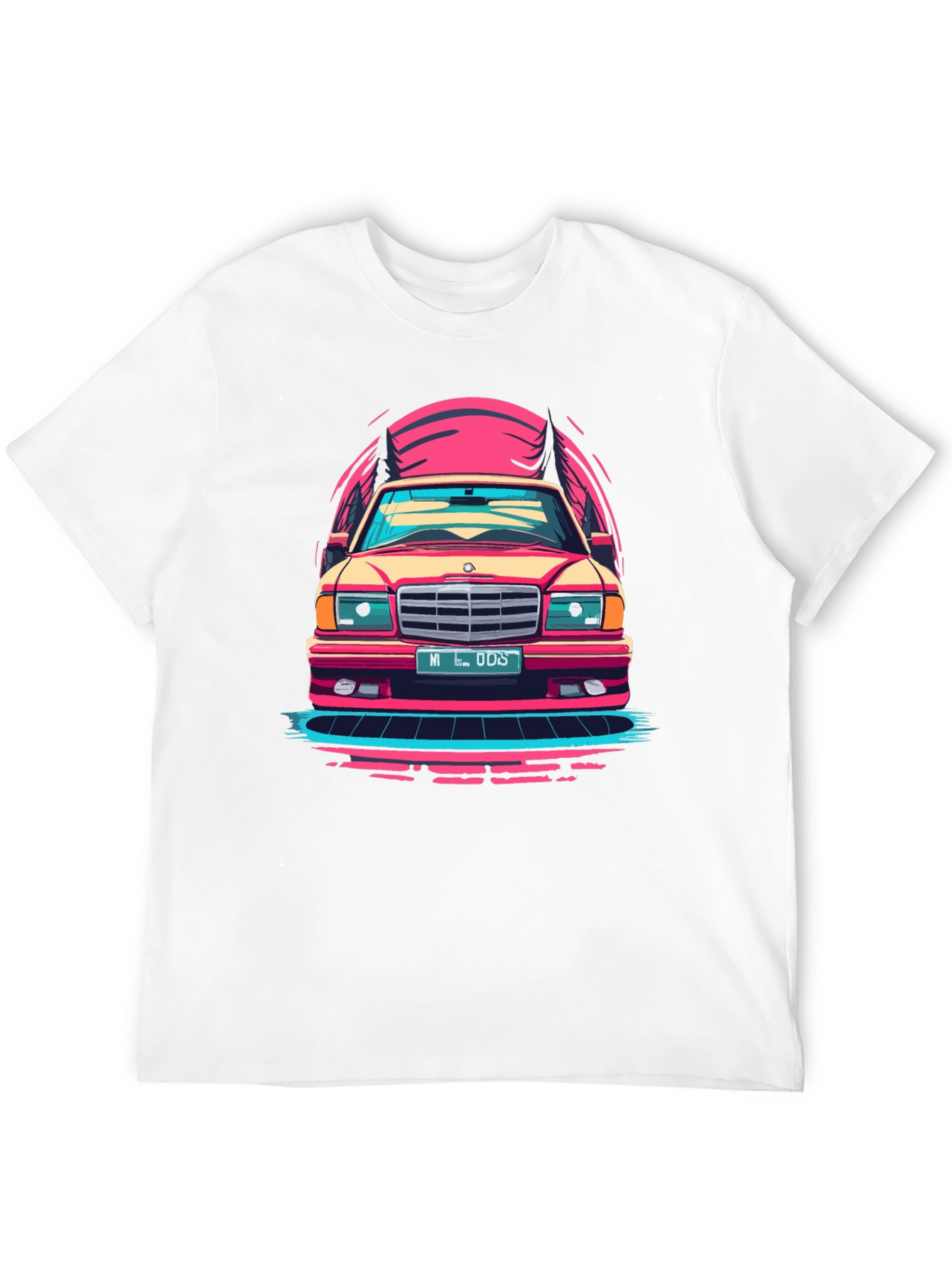 Black Retro Car Graphic T-Shirt - Classic Ride Design view 12