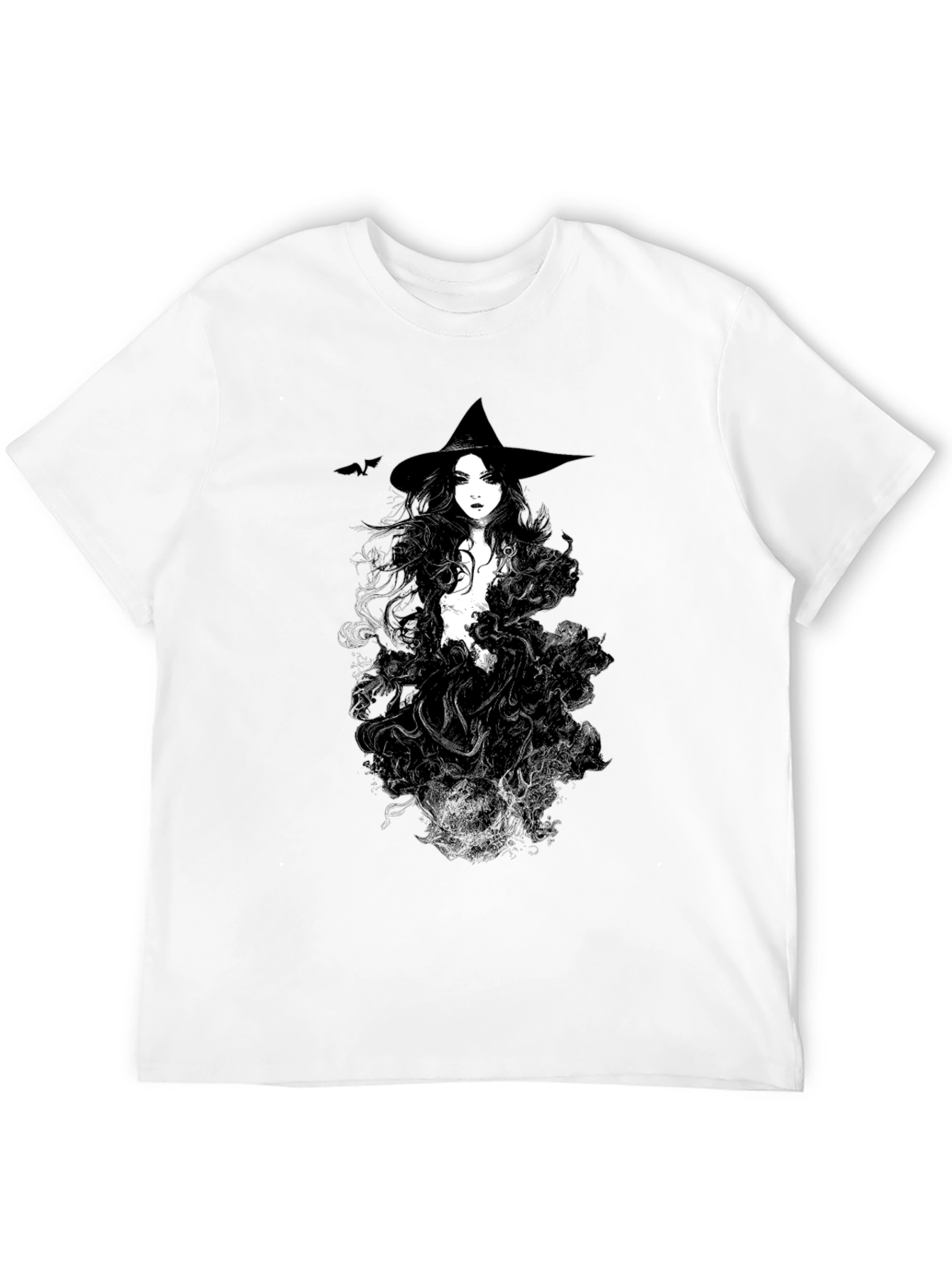 Black Witch Graphic Black T-Shirt view 12