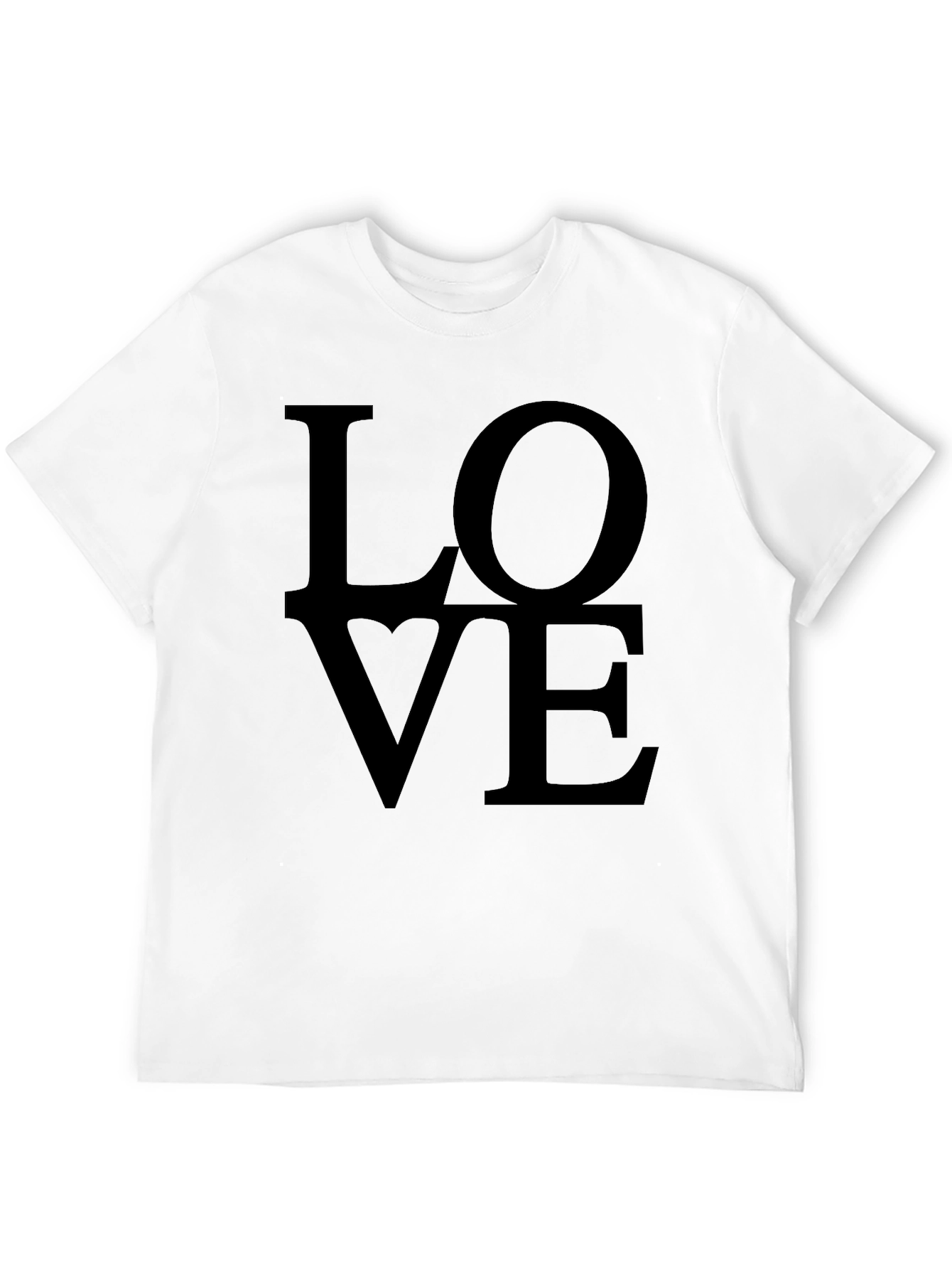 Black Love Graphic Print Tee - Stylish Black T-Shirt view 12