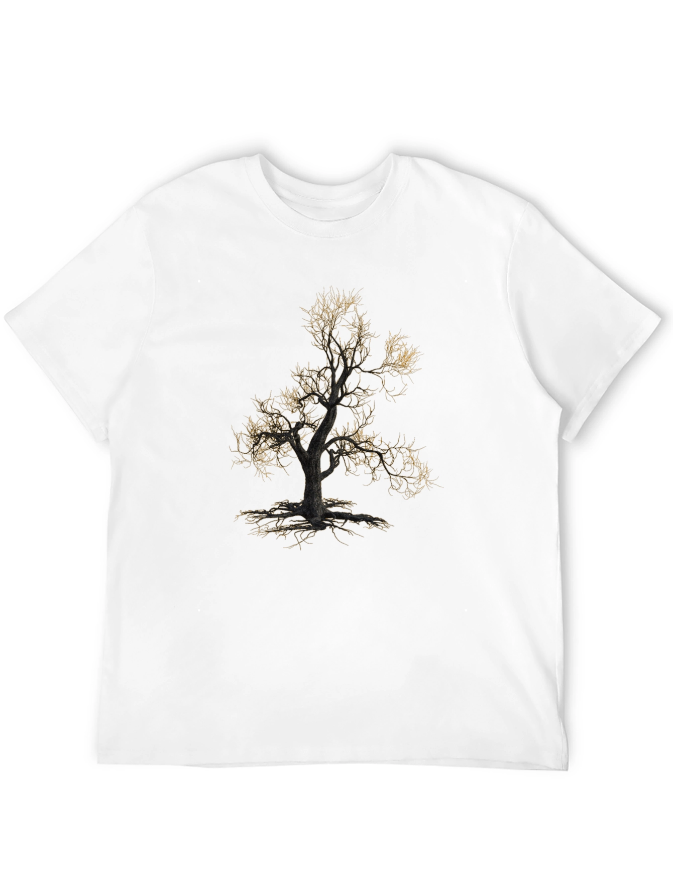 Black Black Tree Graphic Tee - Men's Short Sleeve Casual Top view 12