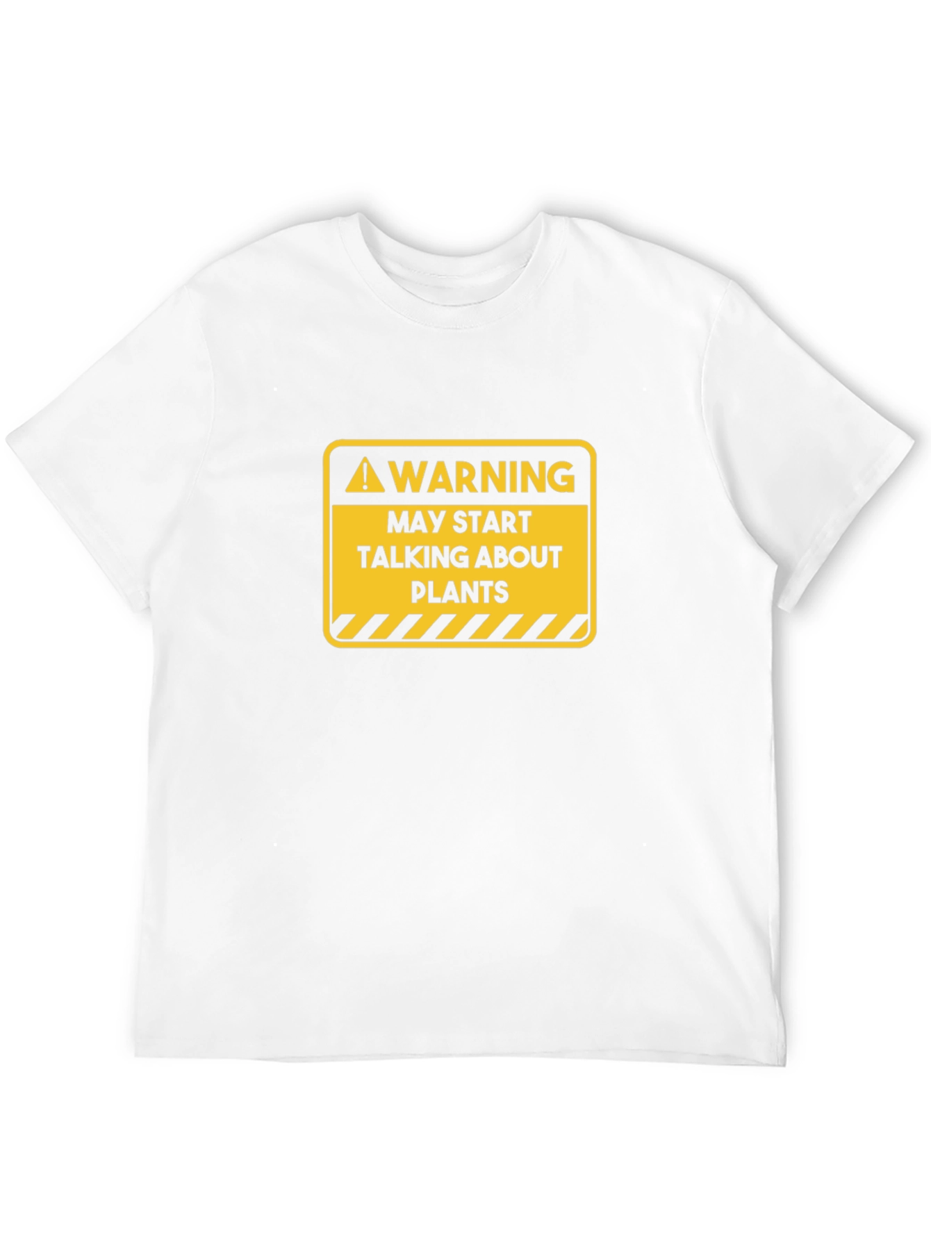 Black Warning Plants T-Shirt - Funny Gardening Tee view 12