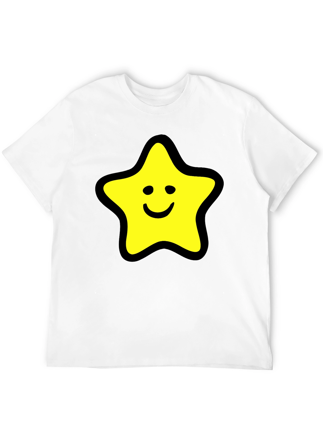 Black Star Graphic Black T-Shirt - Comfortable Cotton Blend view 12