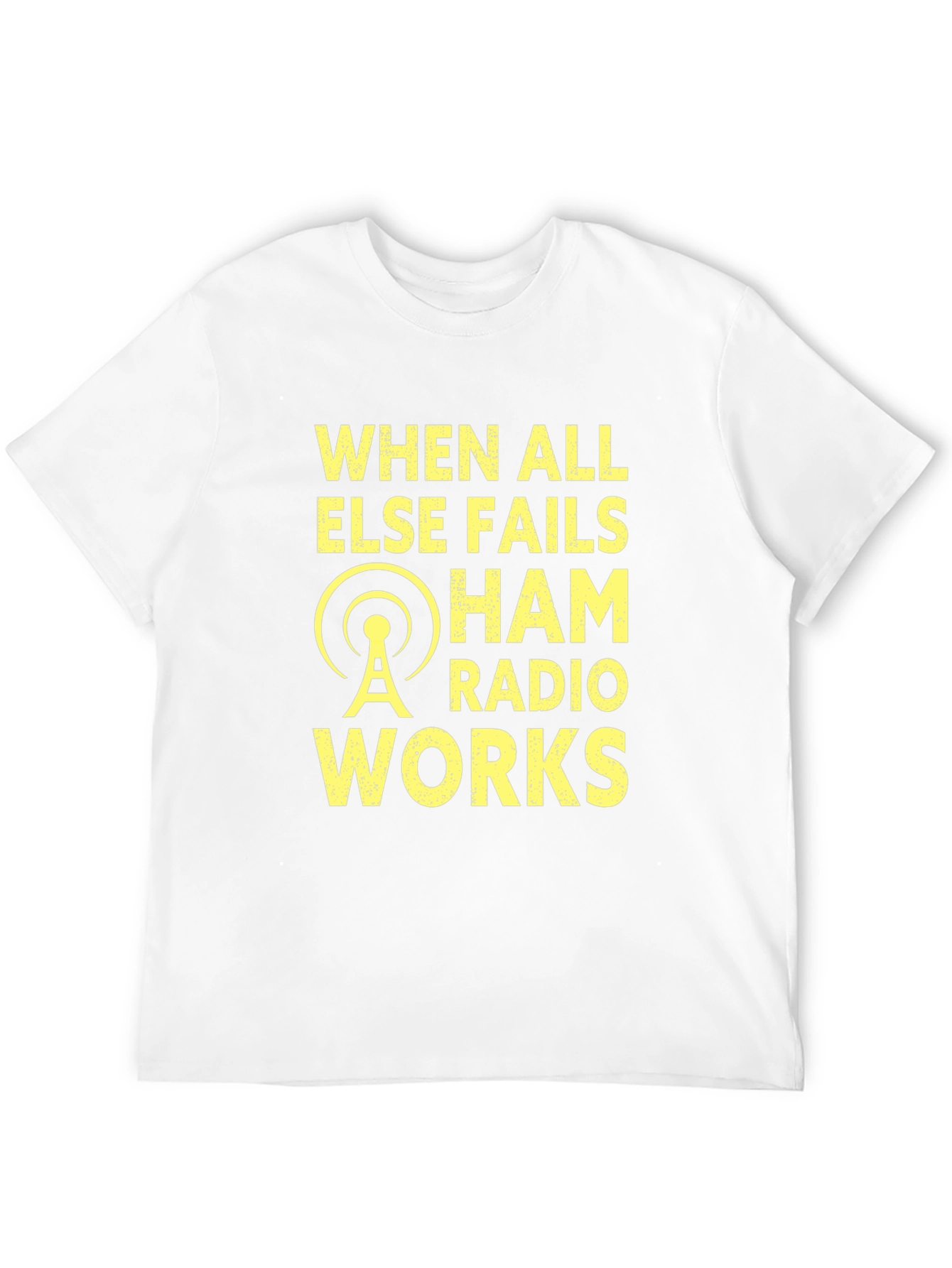 Black Ham Radio Works T-Shirt, Amateur Radio Apparel view 12