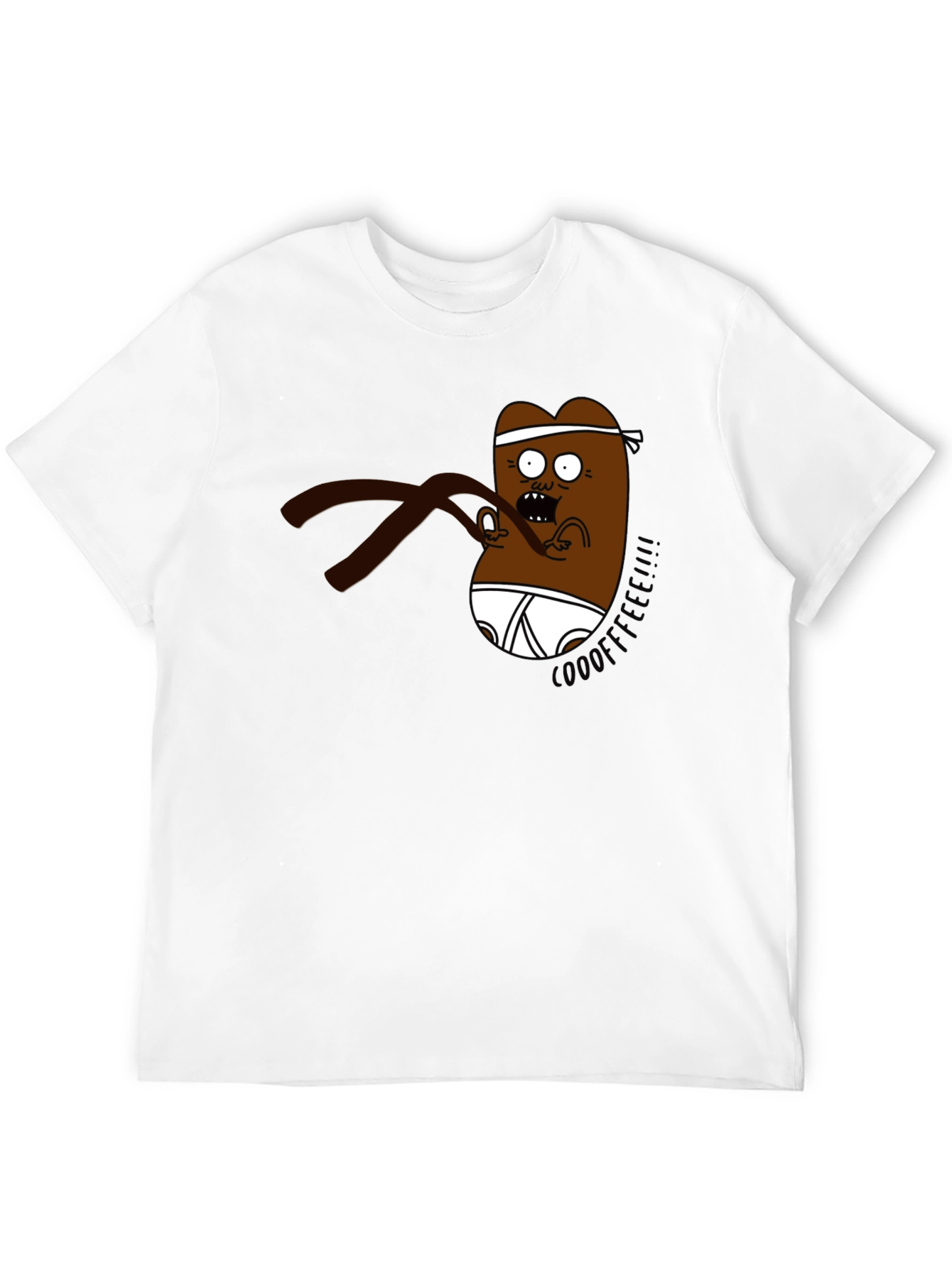 Black Cartoon Character Black T-Shirt view 12
