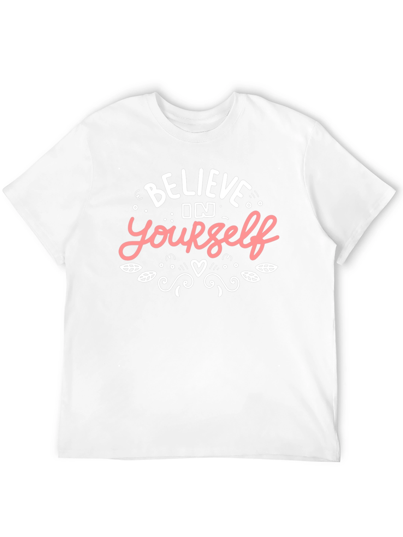 Black Believe in Yourself T-Shirt - Motivational Black Tee view 12