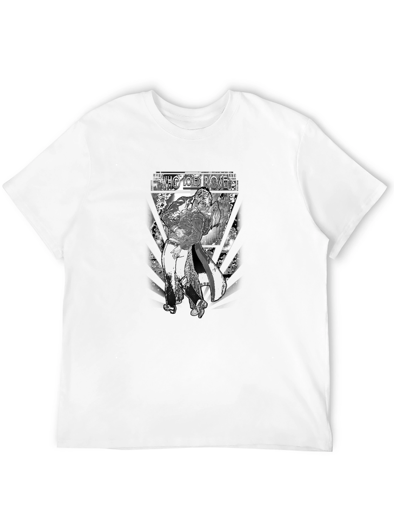 Black Who Joe Roses Graphic Tee - Black view 12