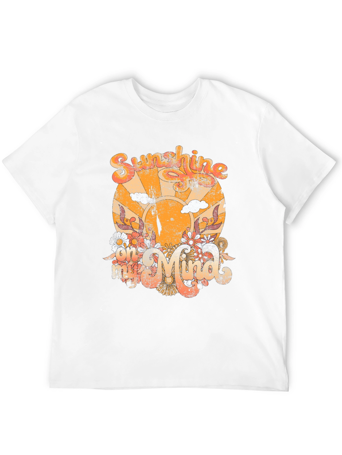 Black Retro Sunshine Graphic T-Shirt - Black view 12