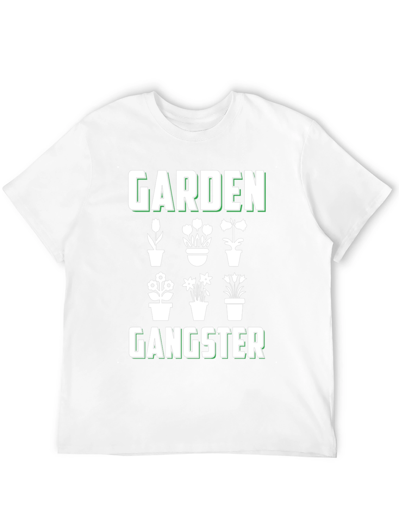 Black Garden Gangster Black T-Shirt - Plant Lover Tee view 12