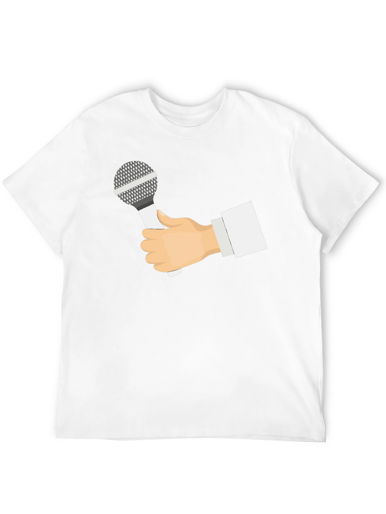 Black Mic Hand Black T-Shirt view 12
