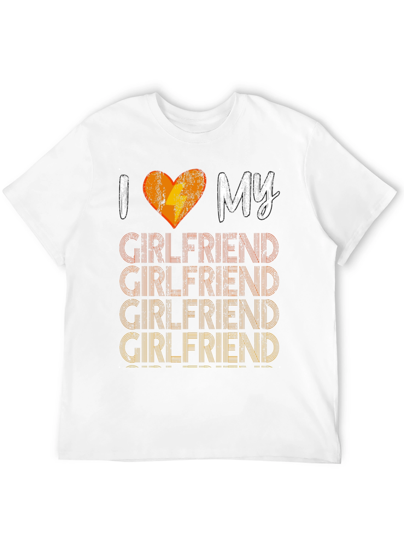 Black I Heart My Girlfriend T-Shirt - Funny Gift view 12