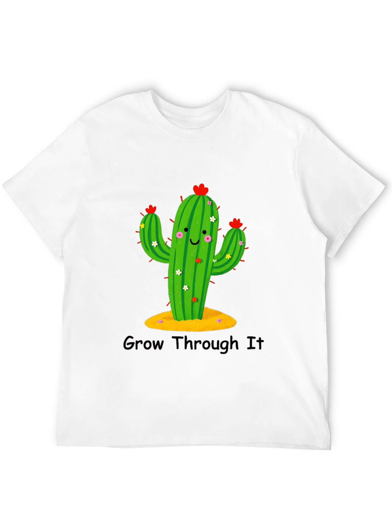 Black Cactus Graphic Tee - Grow Through It view 12