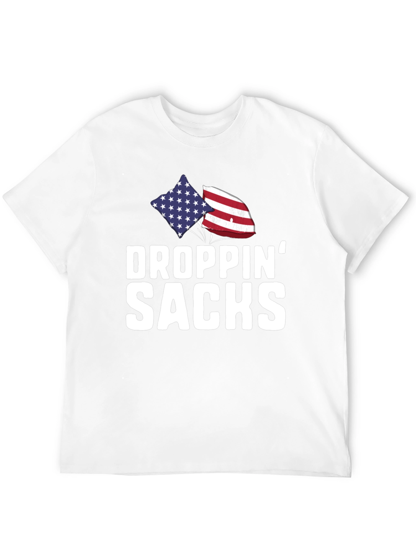 Black Droppin' Sacks Patriotic T-Shirt view 12