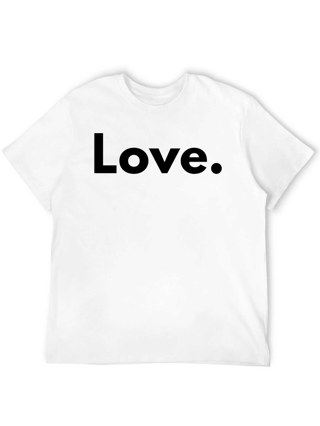 Black Love. Black T-Shirt - Minimalist Graphic Tee view 12
