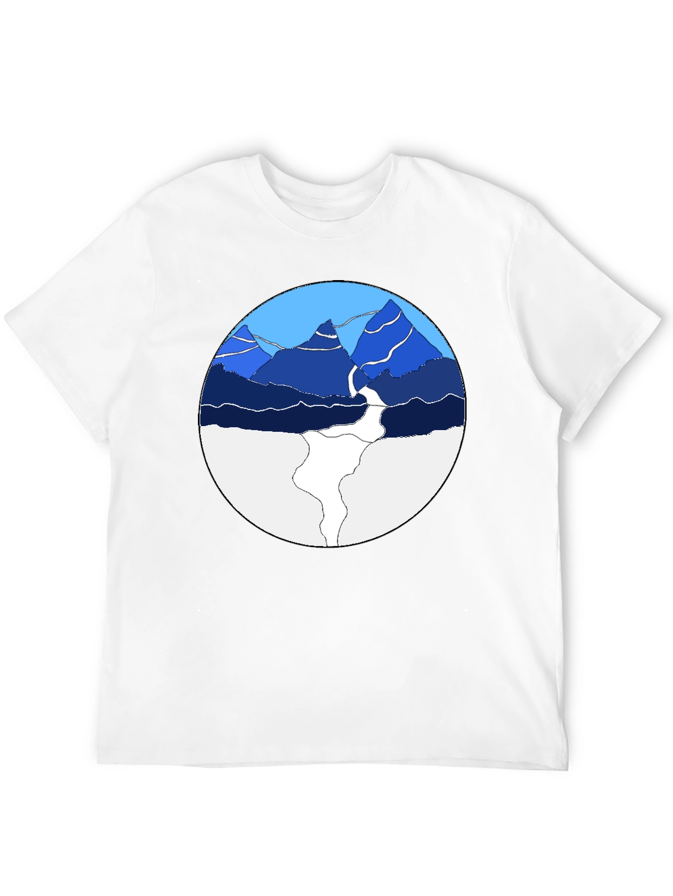 Black Mountain Graphic Print Crew Neck T-Shirt view 12