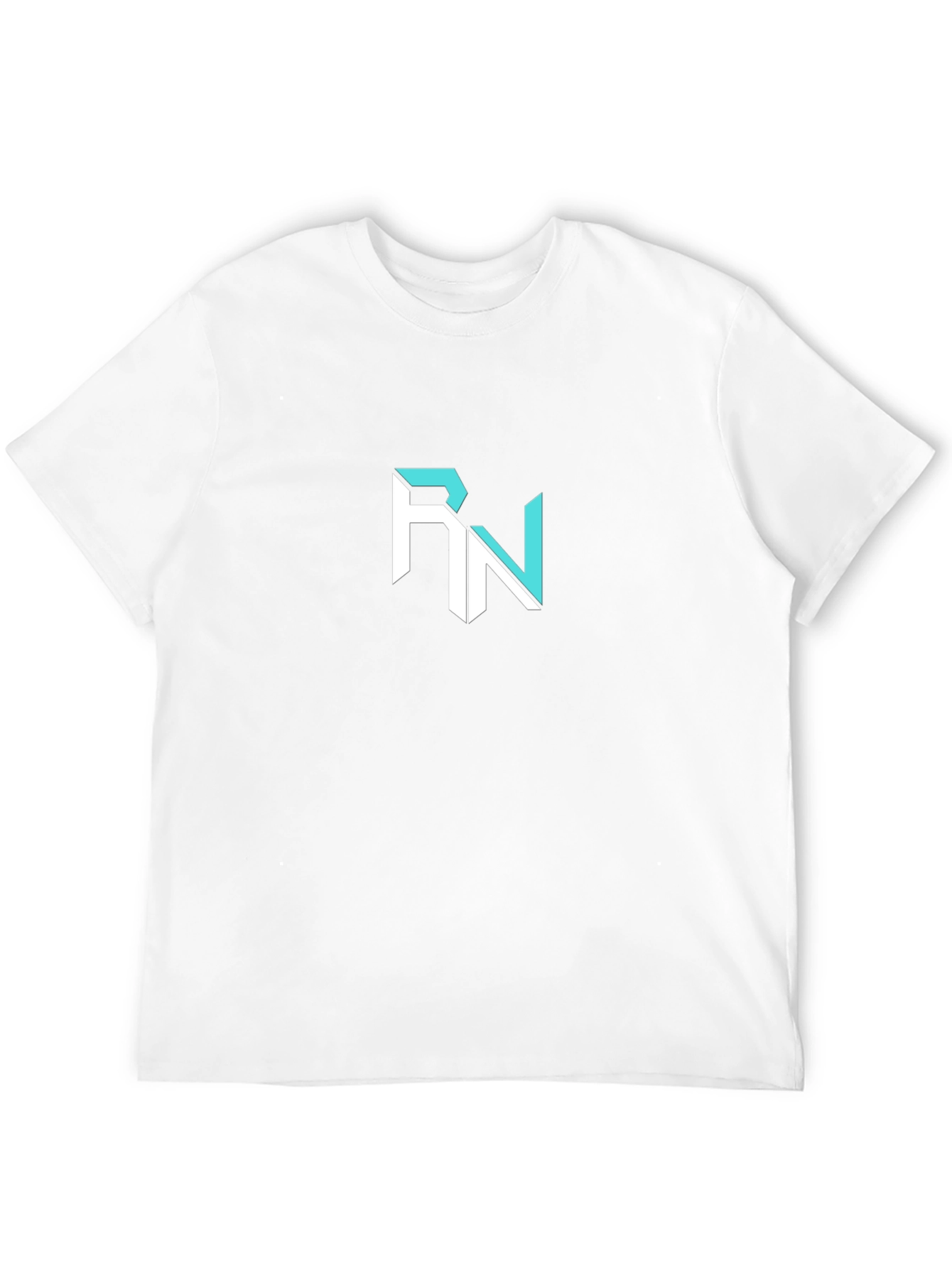 Black RN Logo Black T-Shirt Casual Wear view 12