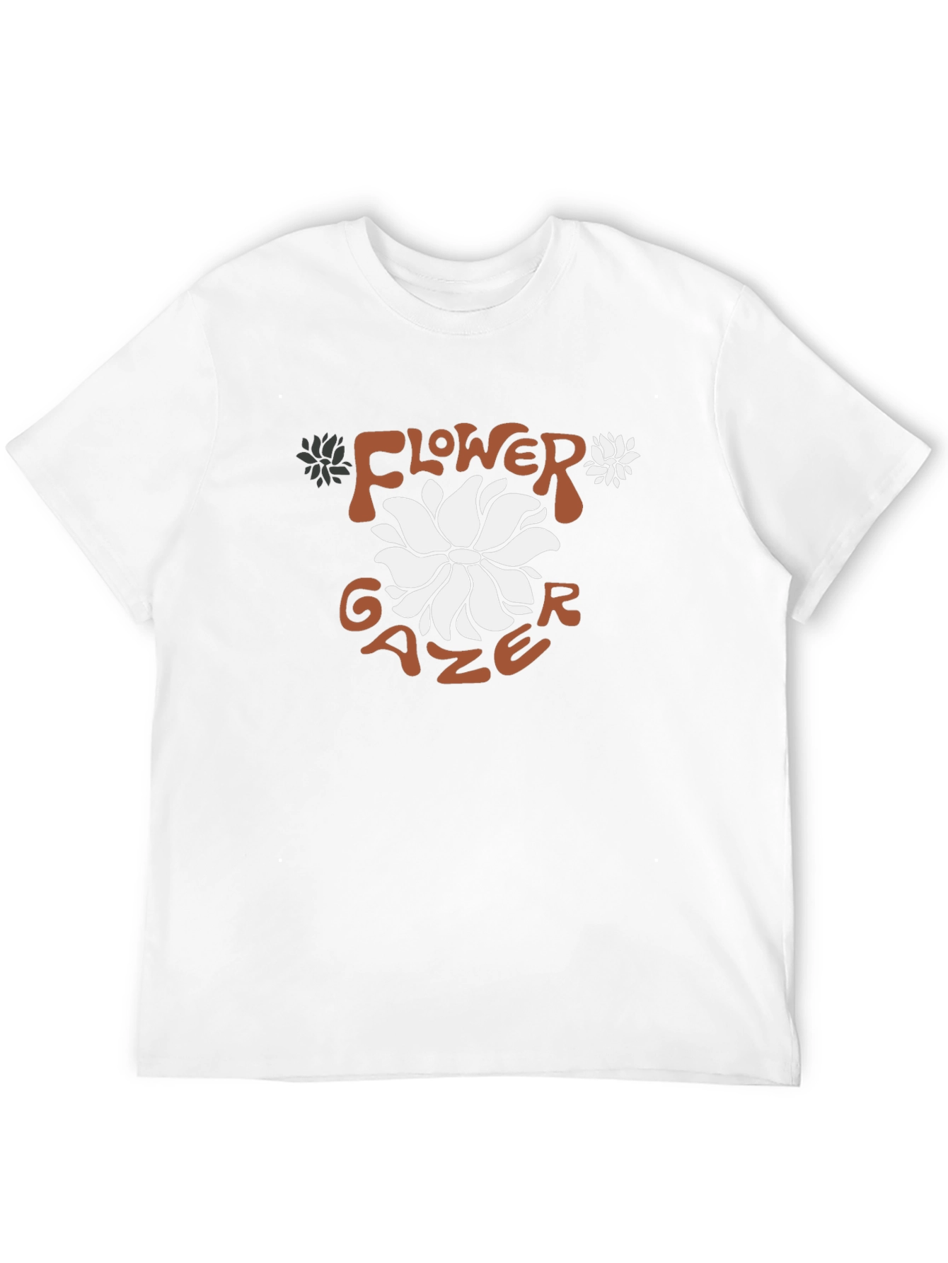 Black Flower Gazer Graphic Tee view 12