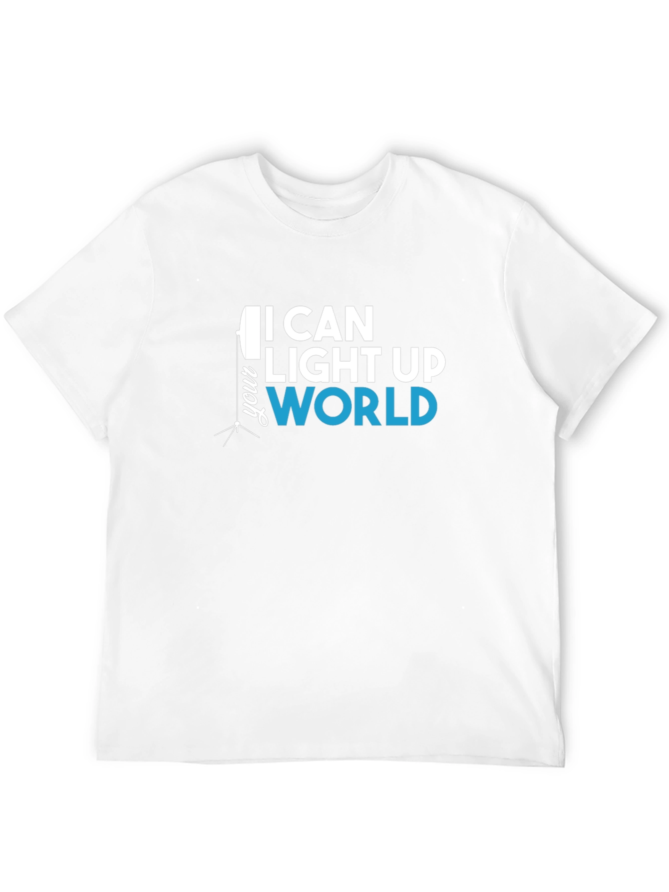 Black I Can Light Up Your World - Graphic T-Shirt view 12