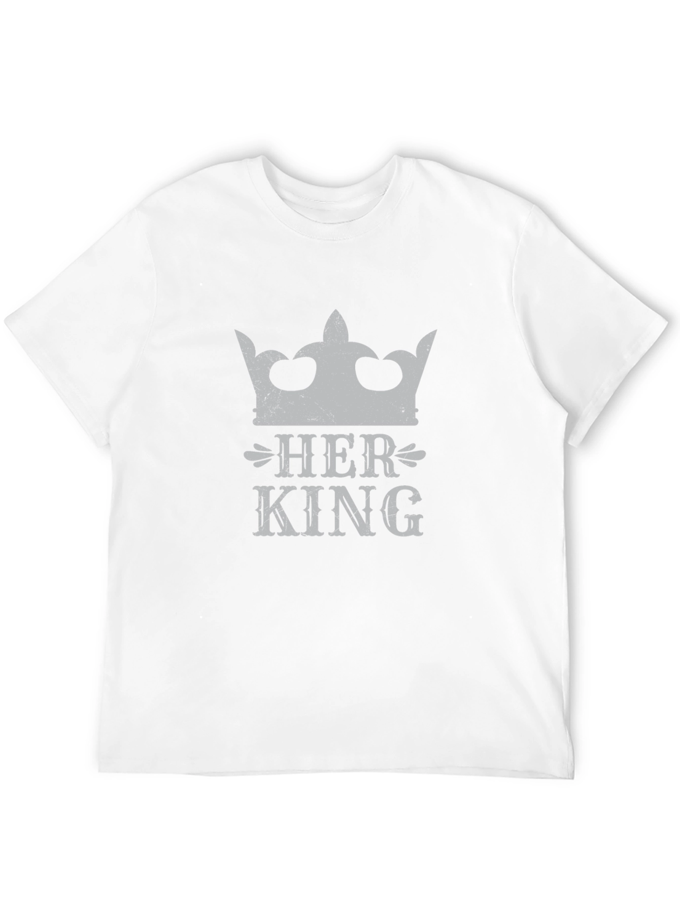 Black Her King Graphic T-Shirt view 12