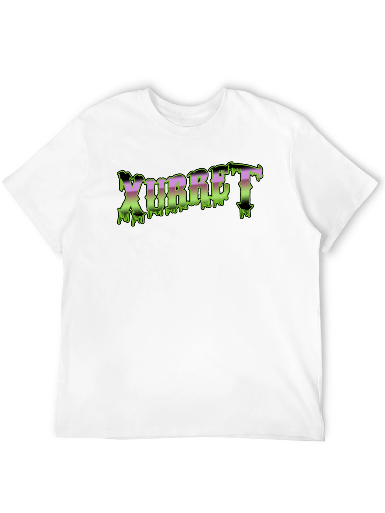 Black Xurret Drip Graphic Black T-Shirt view 12