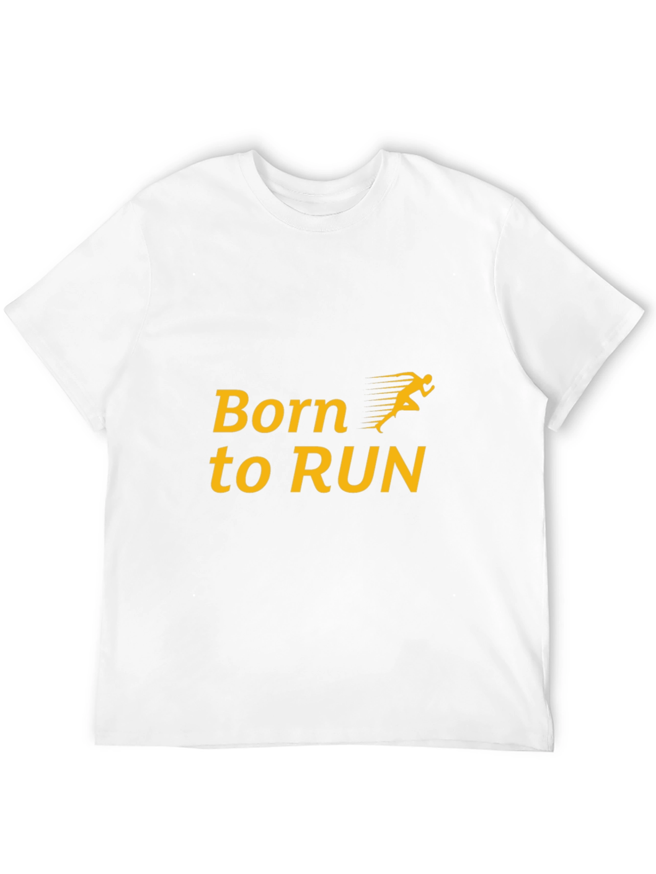 Black Born to Run T-Shirt - Black Graphic Tee for Runners view 12