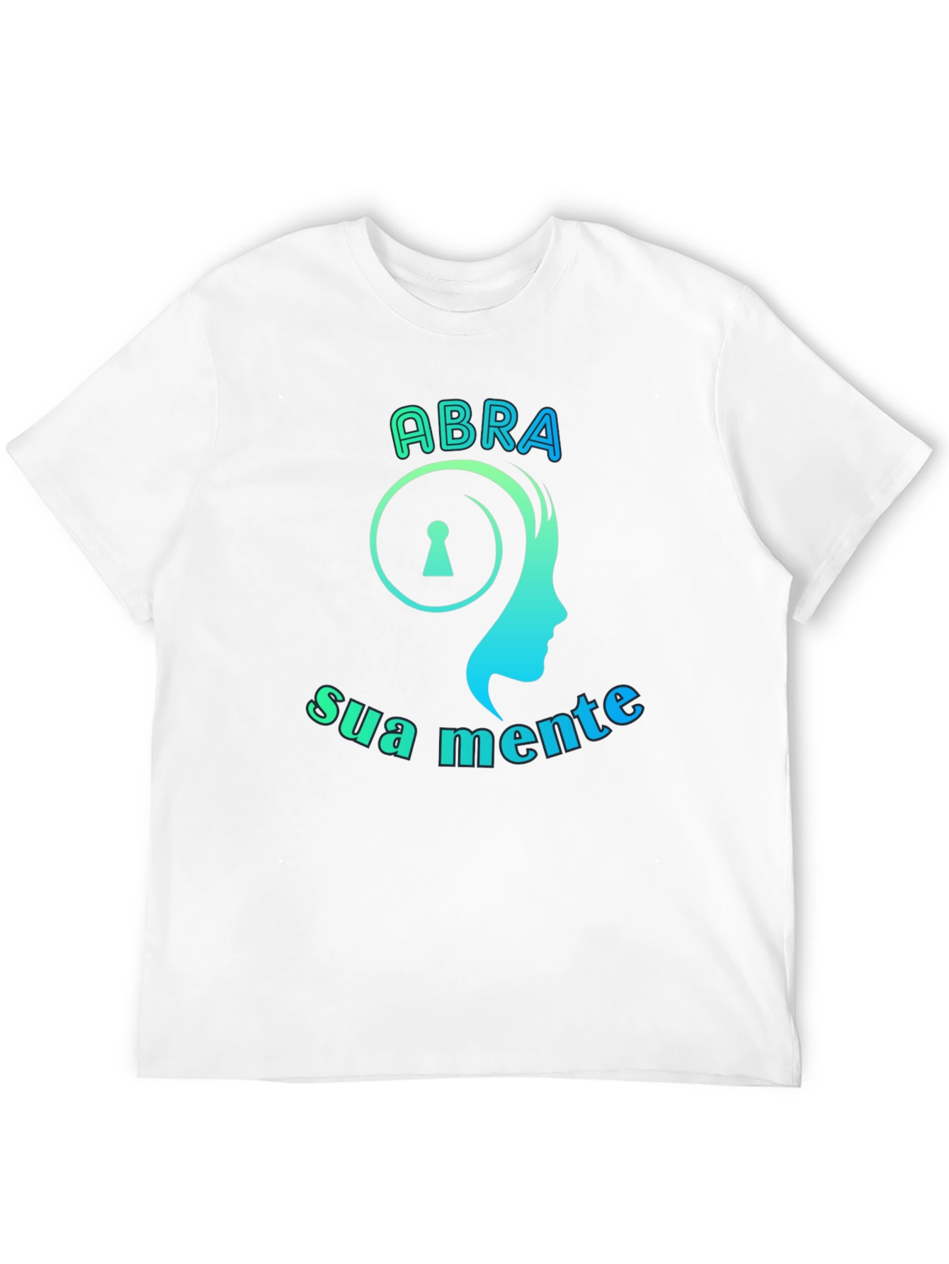 Black Open Your Mind Graphic Tee - Modern Design view 12