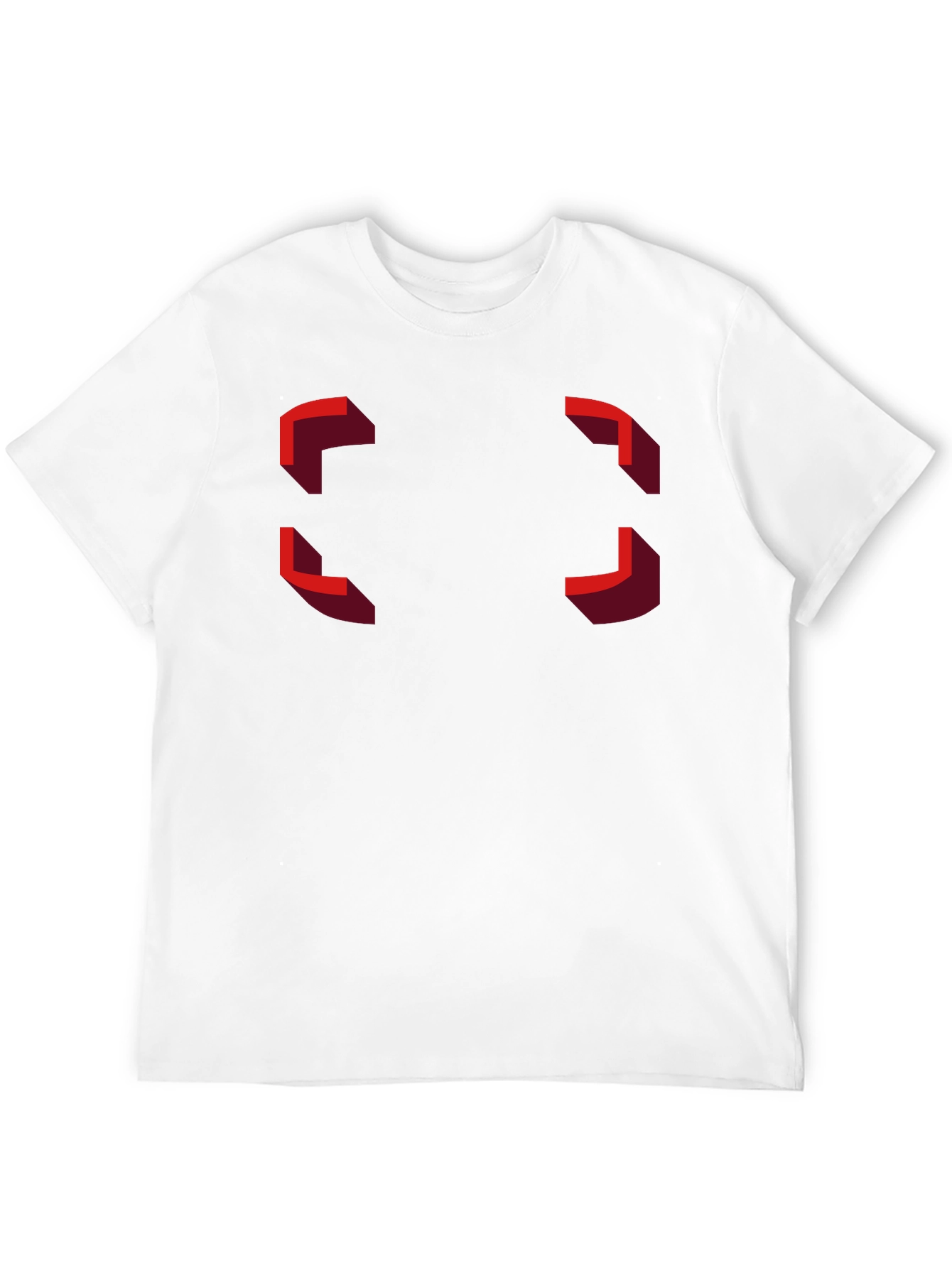 Black Modern Geometric Design Black T-Shirt view 12