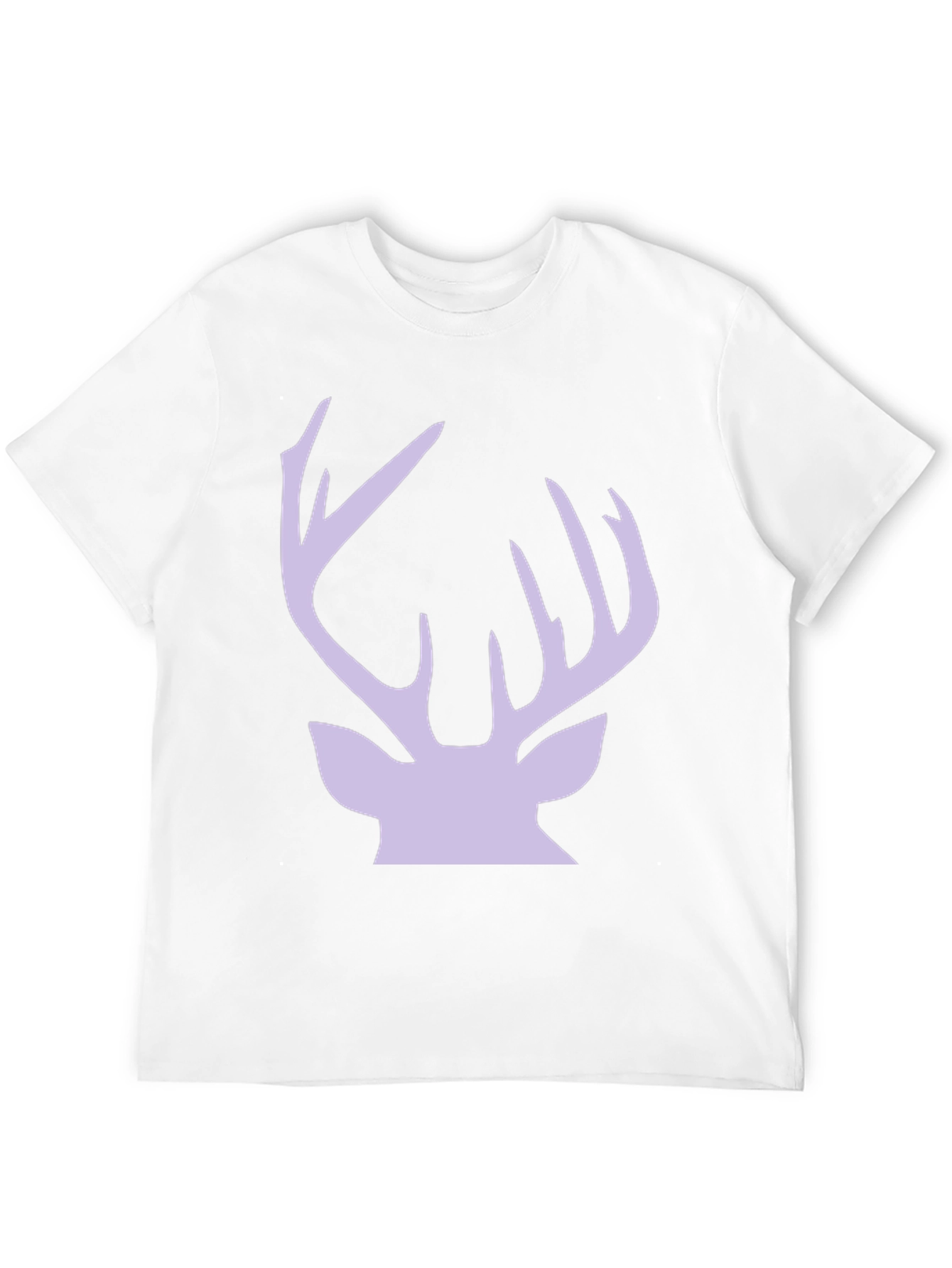 Deer Antler Graphic Tee - Stylish Black Cotton T-Shirt - 12