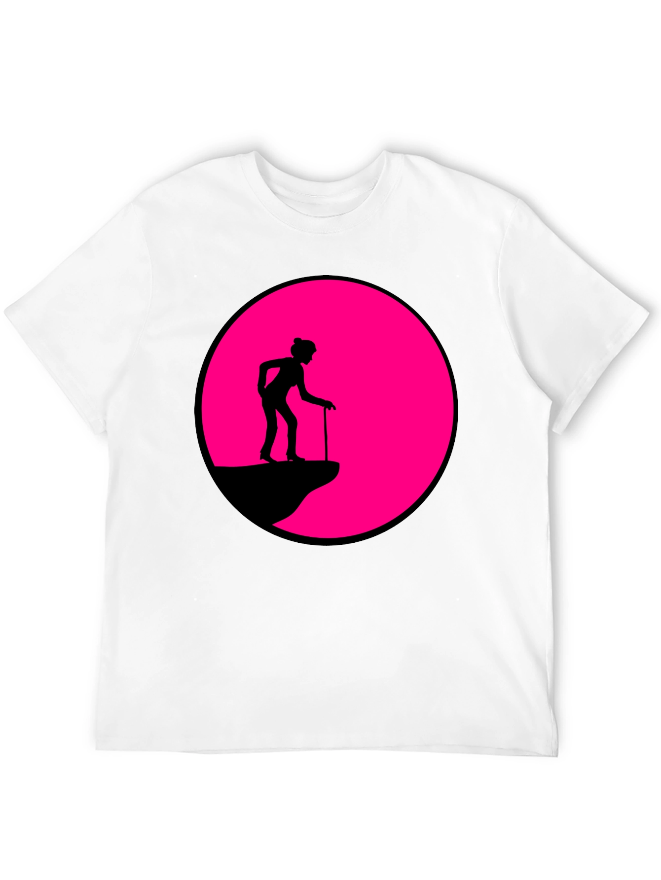 Black Cliff Walker Graphic Tee - Black Cotton Blend view 12