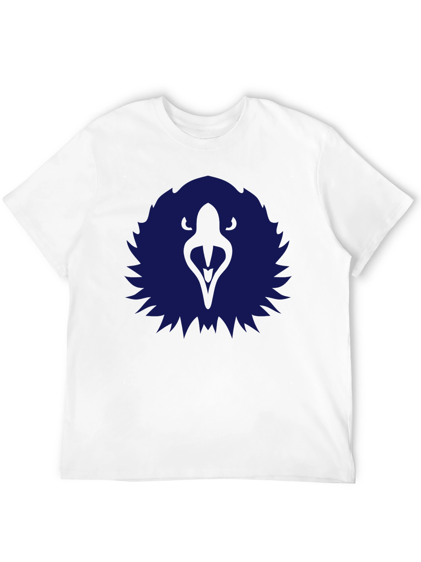 Black Abstract Eagle Graphic Tee - Black view 12