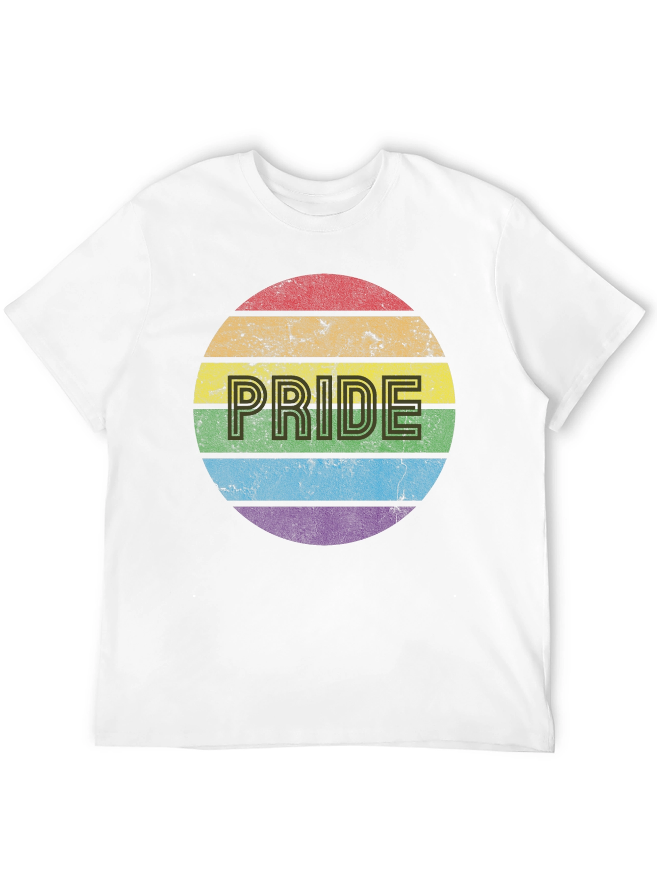 Black Pride Rainbow T-Shirt - Men's Graphic Tee view 12