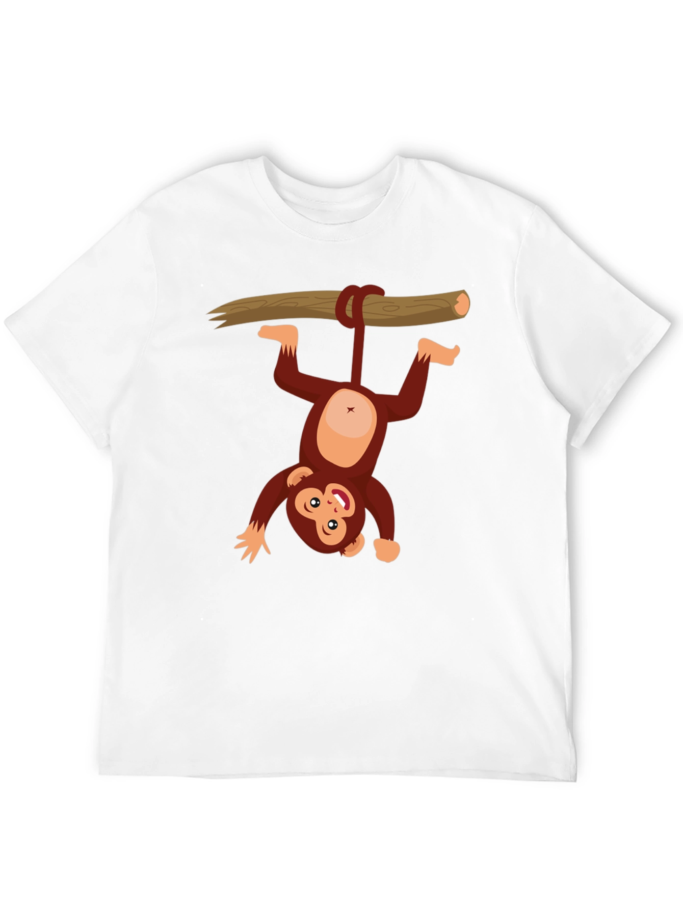 Black Monkeying Around T-Shirt - Fun Graphic Tee for Casual Wear view 12