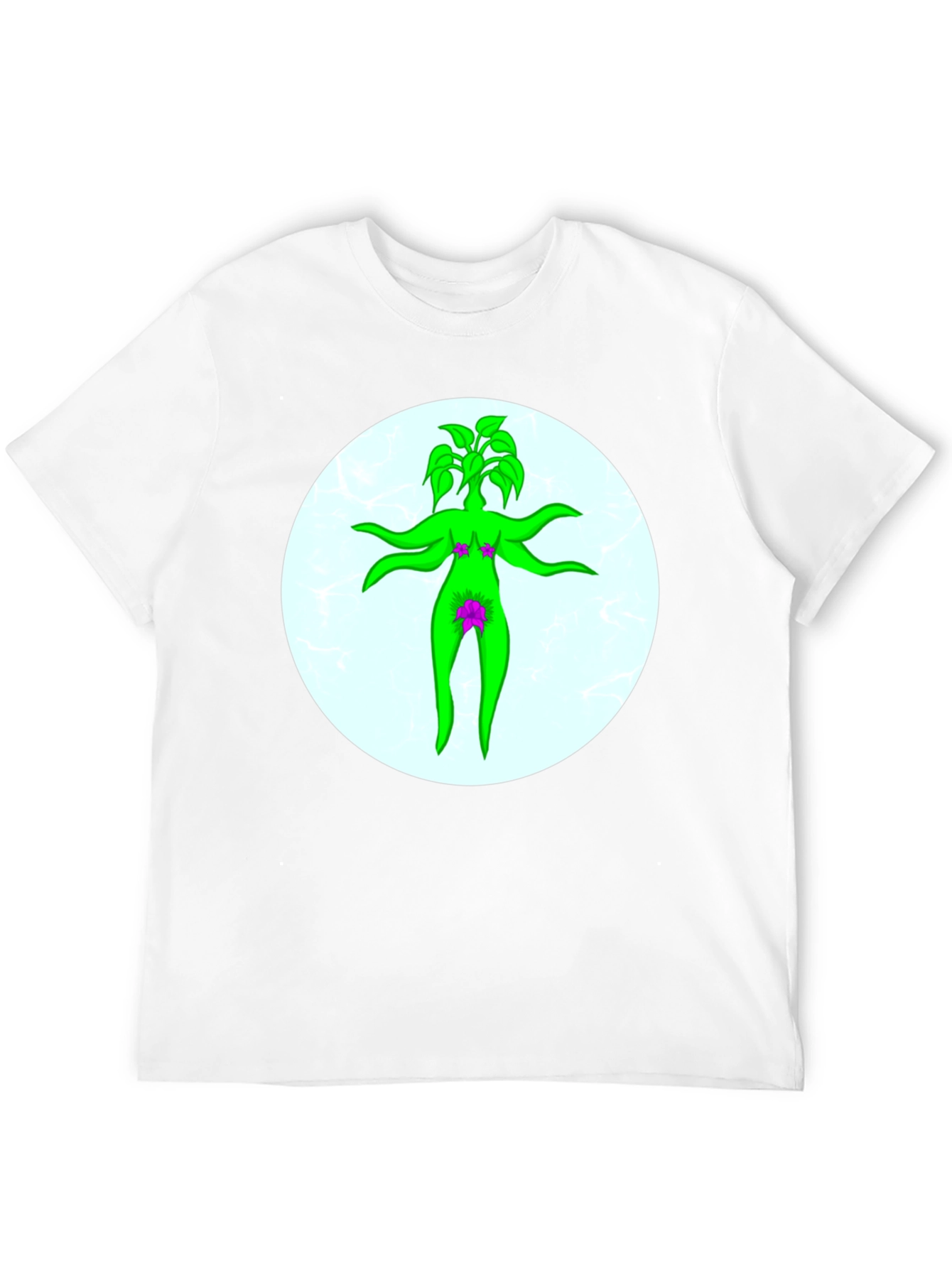 Black Botanical Body T-Shirt view 12