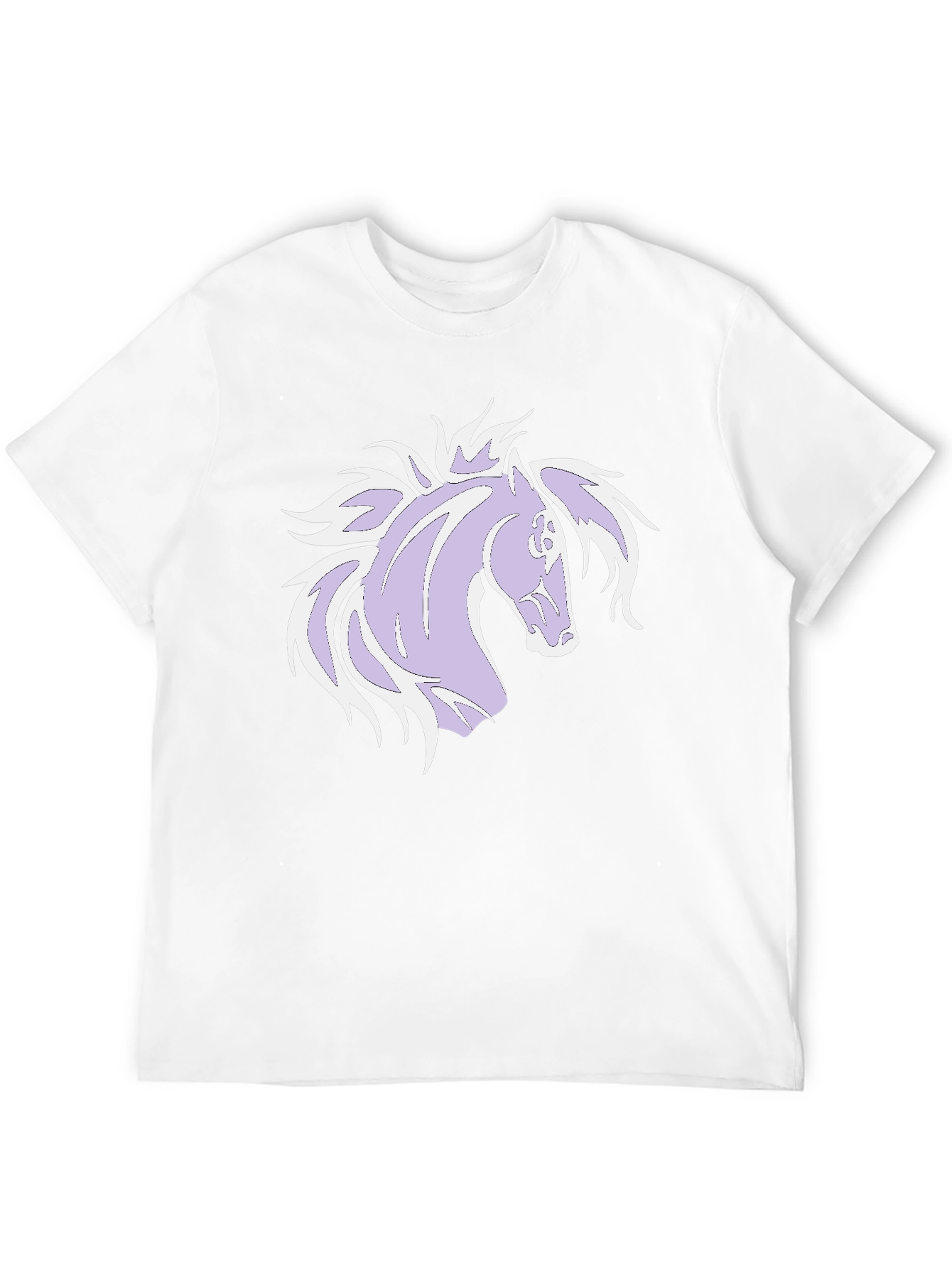 Black Black T-Shirt with Horse Graphic view 12