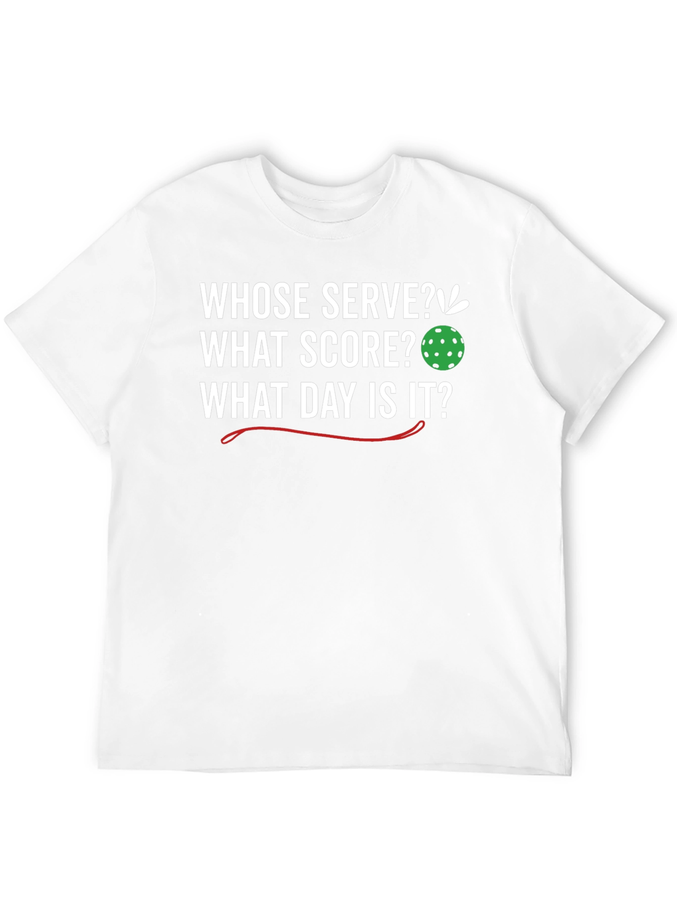 Black Funny Pickleball T-Shirt: Whose Serve? What Score? view 12