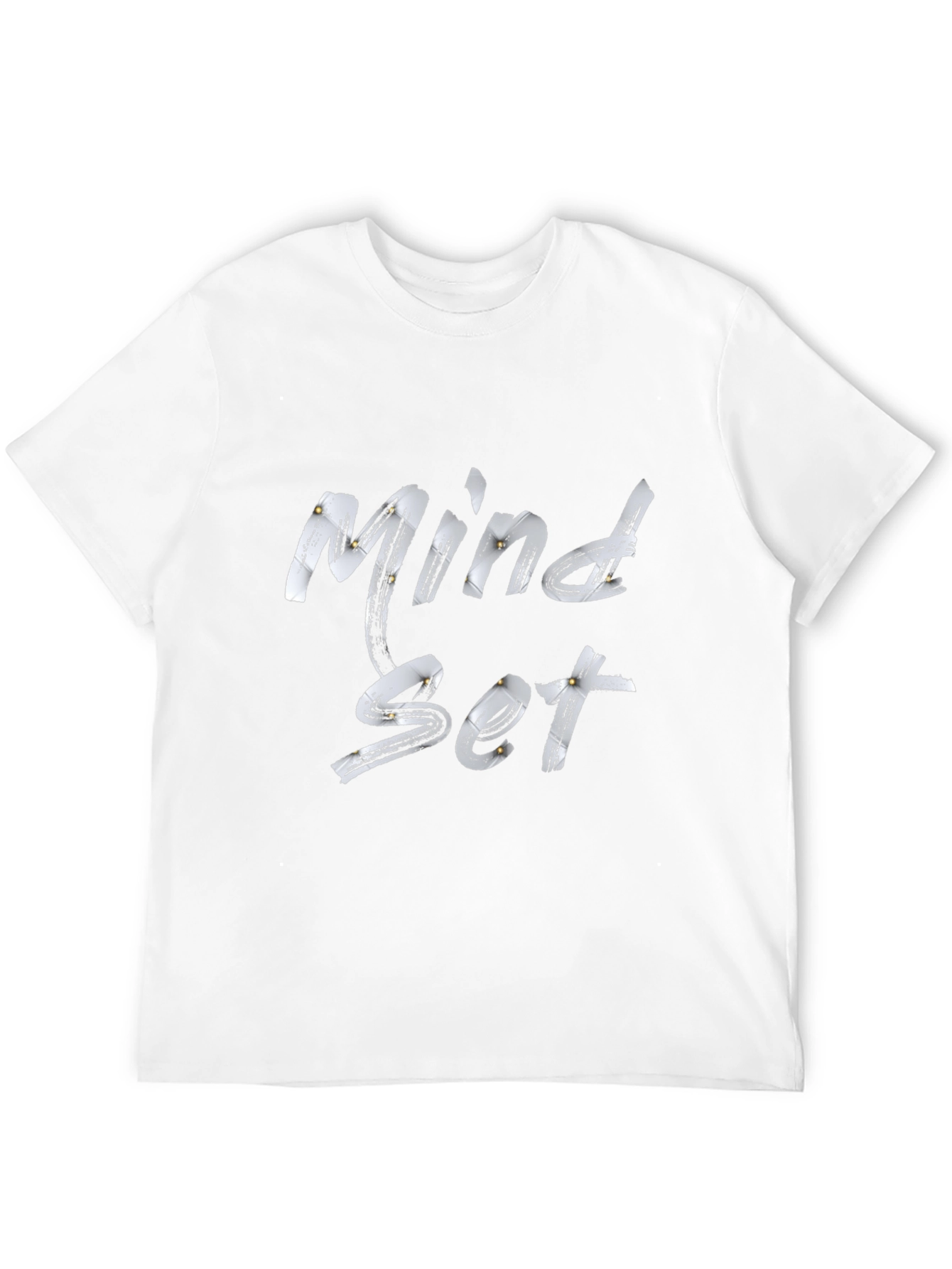 Black Mindset Graphic Print Tee - Black Casual Shirt view 12