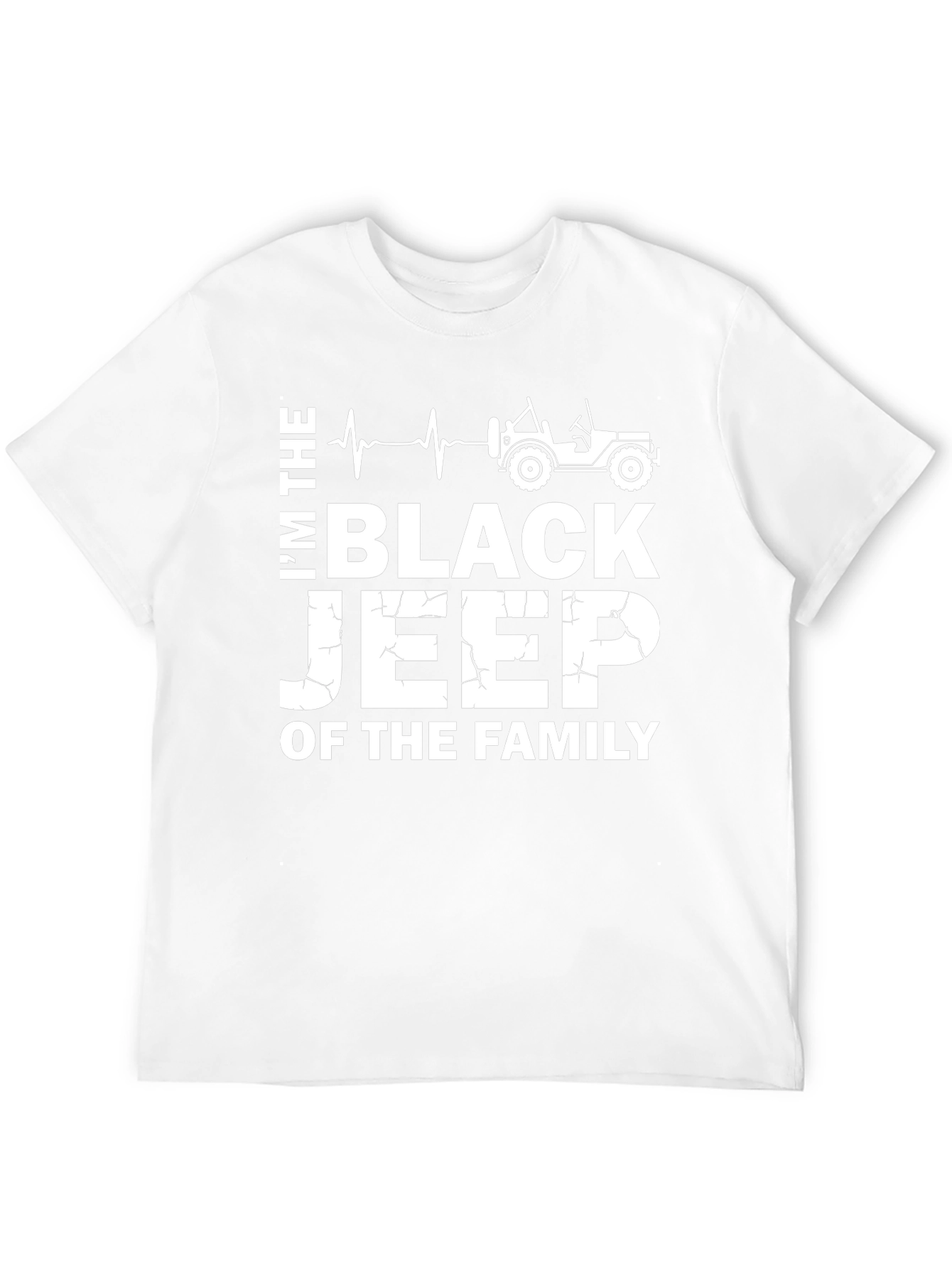 Black I'm the Black Jeep of the Family T-Shirt view 12
