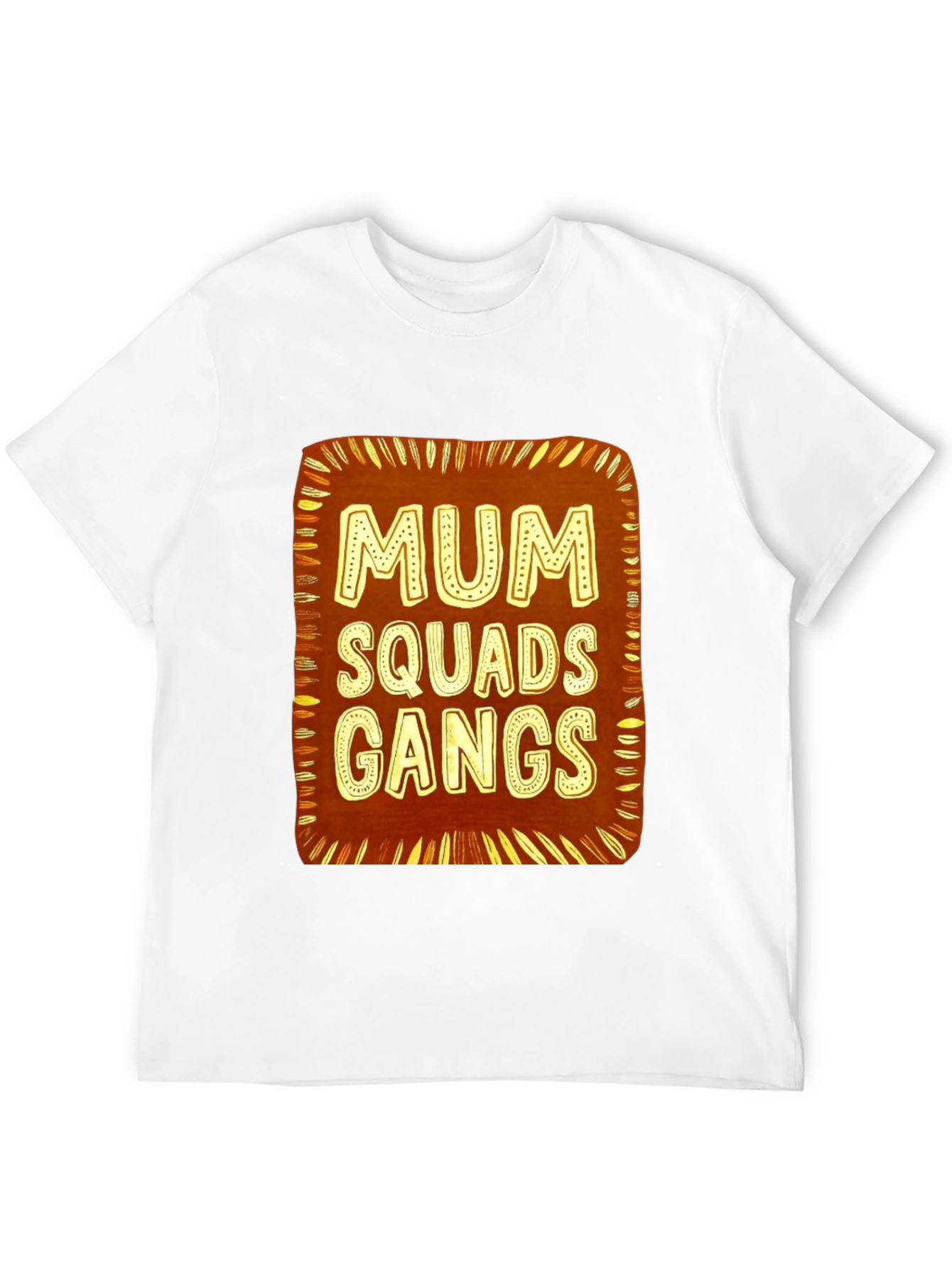 Black Mum Squads Gangs Graphic Tee - Unisex view 12