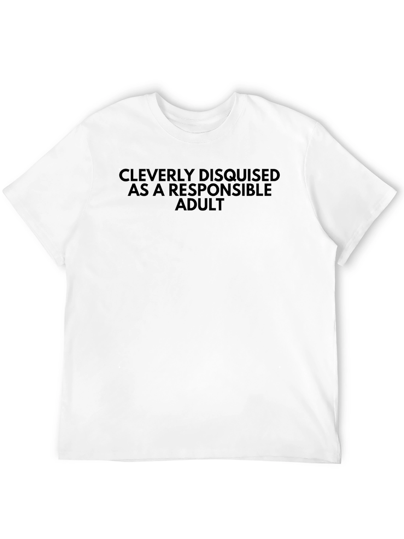 Black Cleverly Disguised Adult Graphic Tee view 12