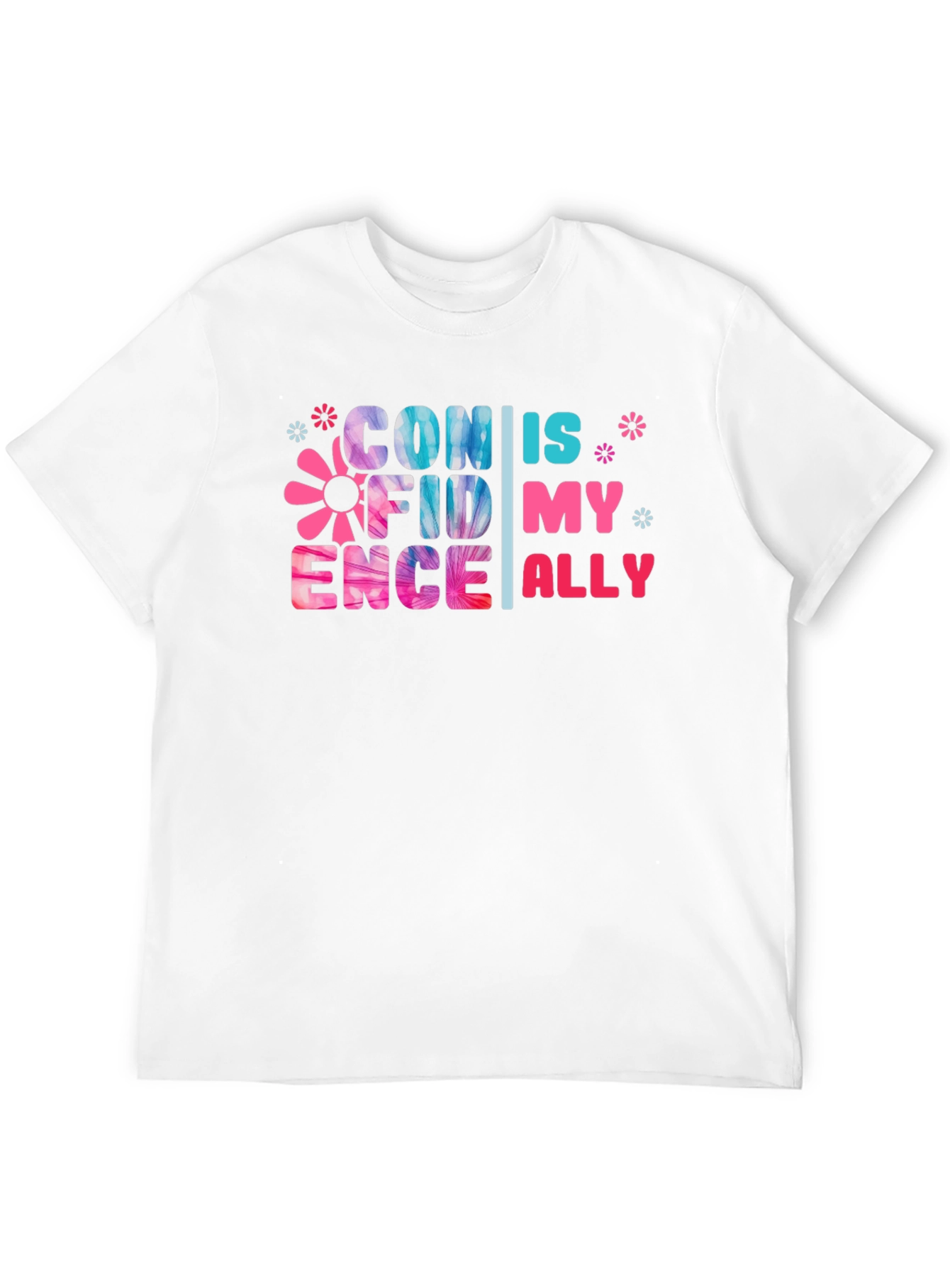 Black Confidence is My Ally Black Graphic Tee view 12