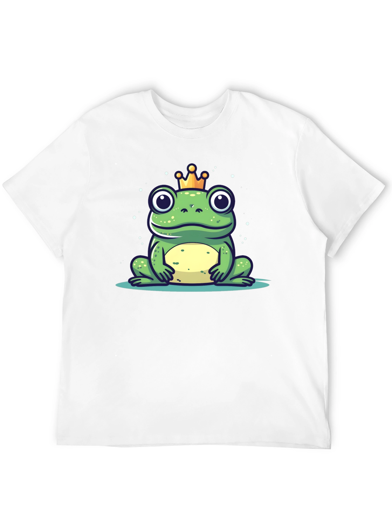 Black Frog Prince T-Shirt - Funny Cartoon Tee view 12
