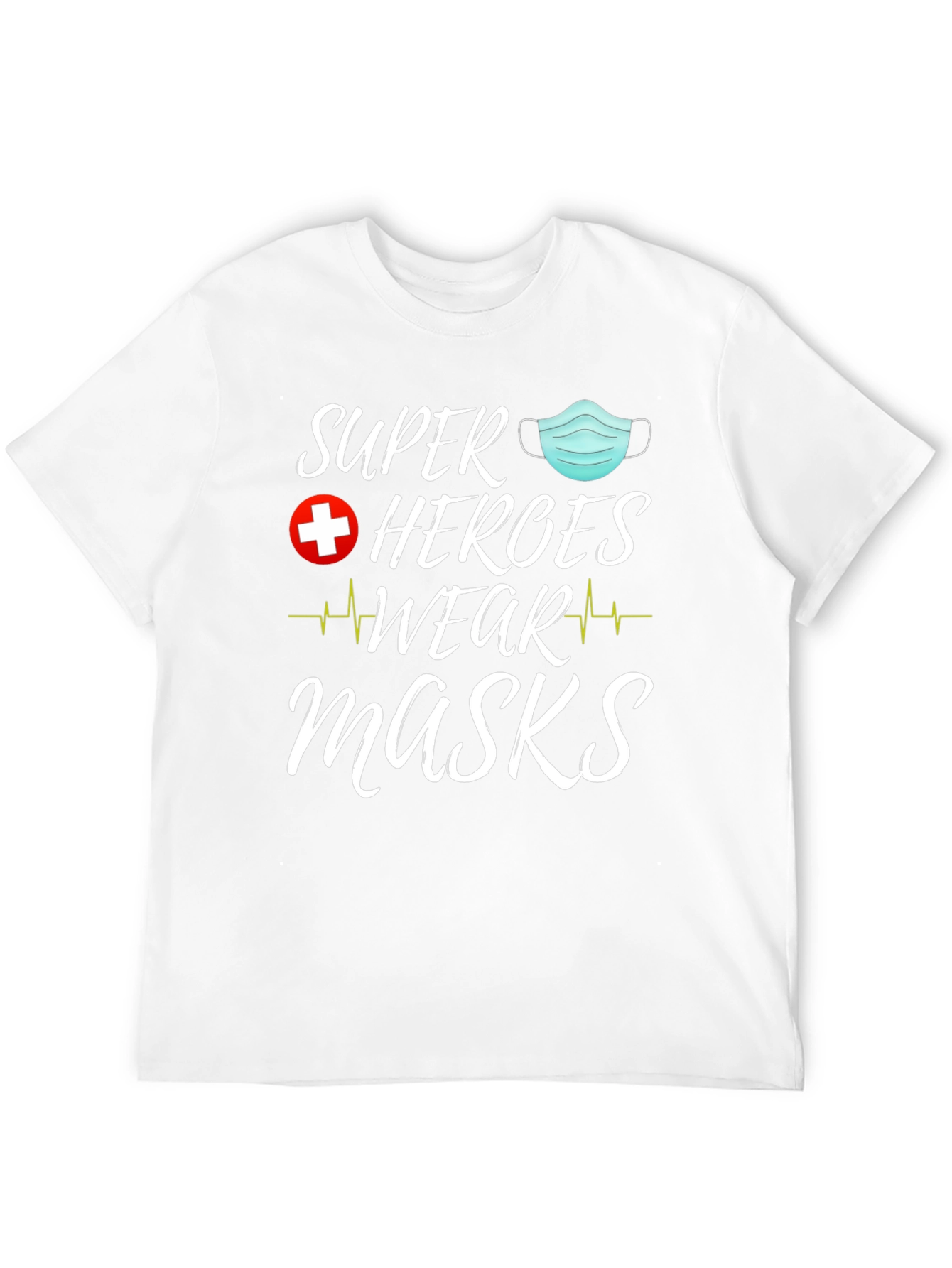 Black Super Heroes Wear Masks Graphic Tee view 12