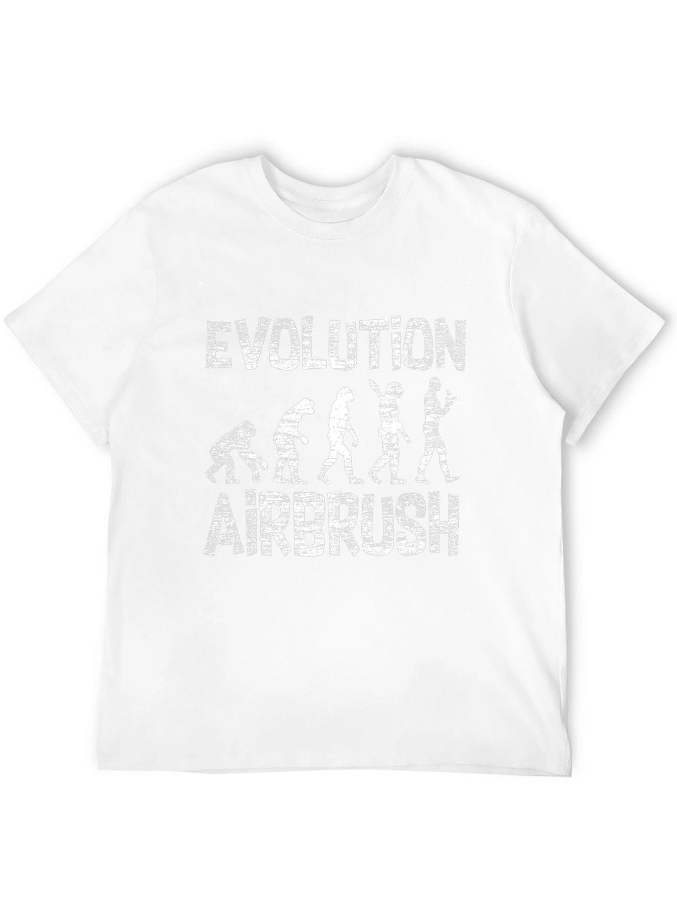 Black Evolution of Airbrush T-Shirt - Artist Apparel view 12