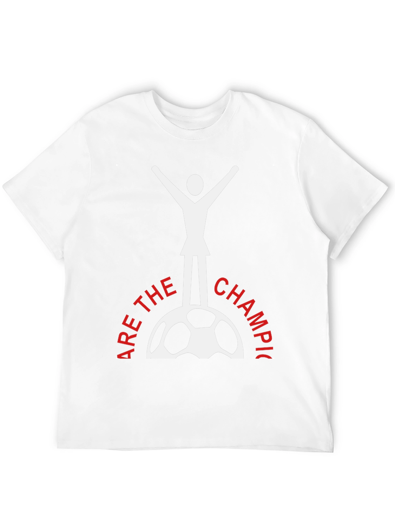 Black Champions Soccer T-Shirt - Black Tee view 12