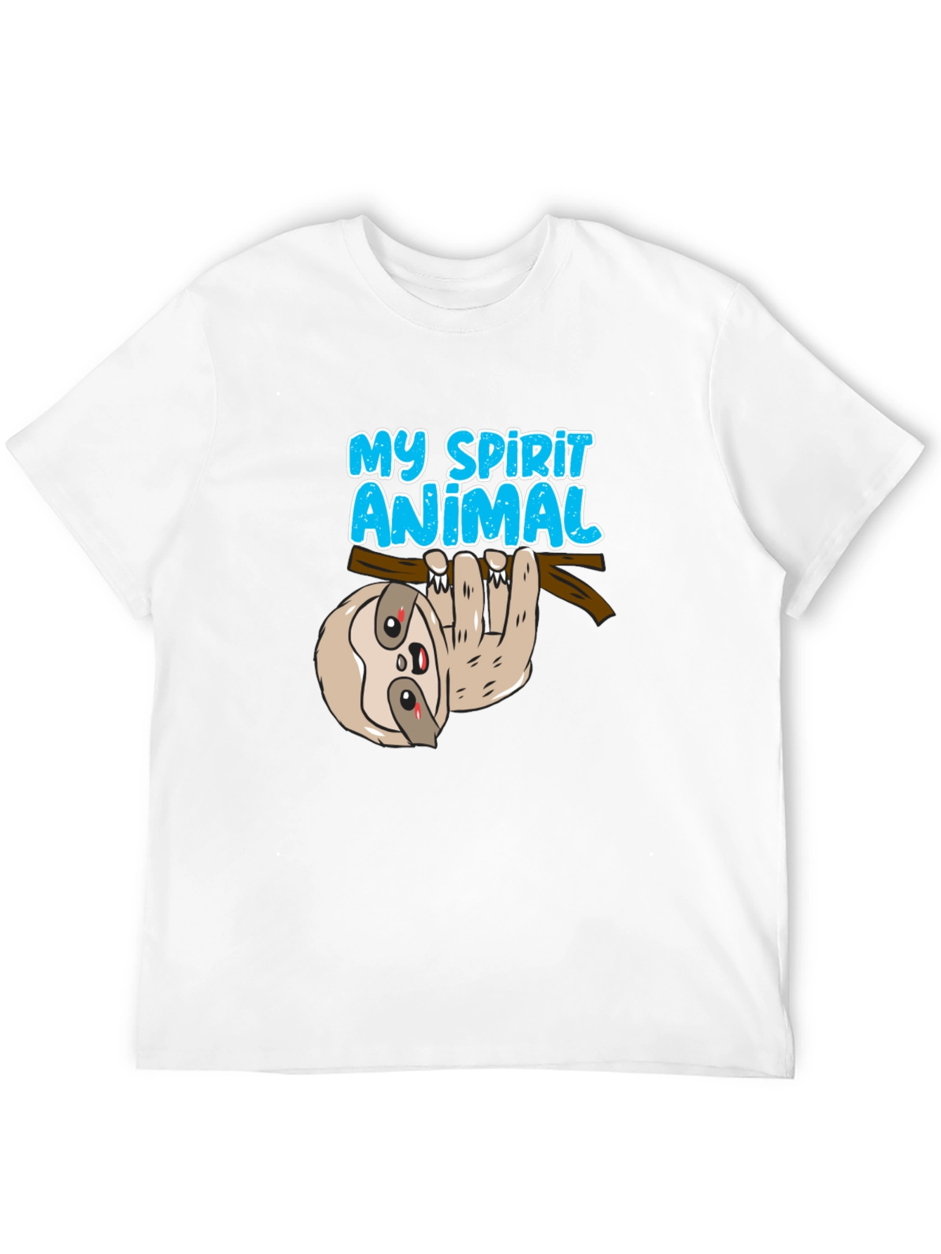 My Spirit Animal Sloth T-Shirt - Soft Cotton Tee - 12