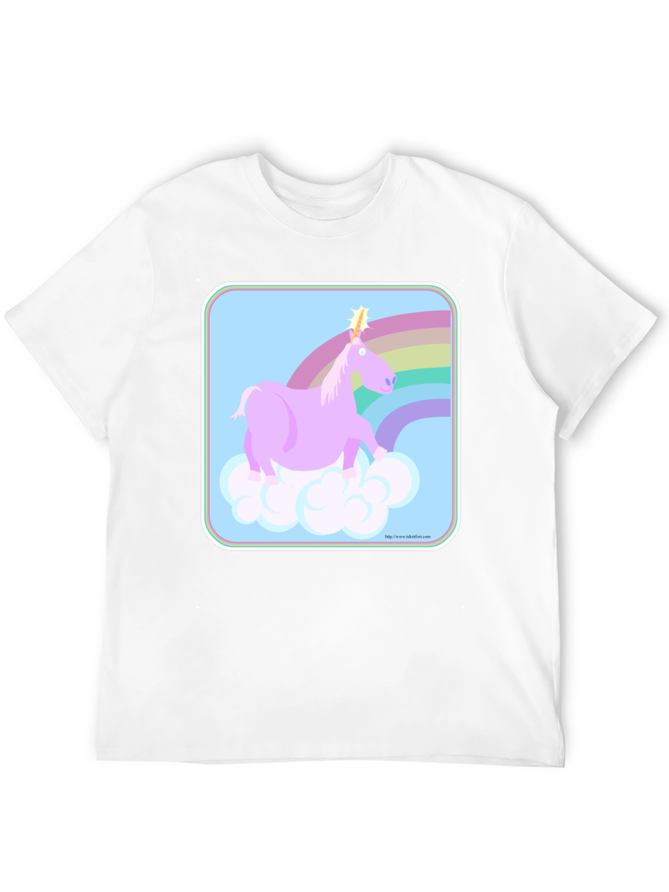 Black Unicorn Rainbow Graphic Tee - Black Cotton Comfort view 12