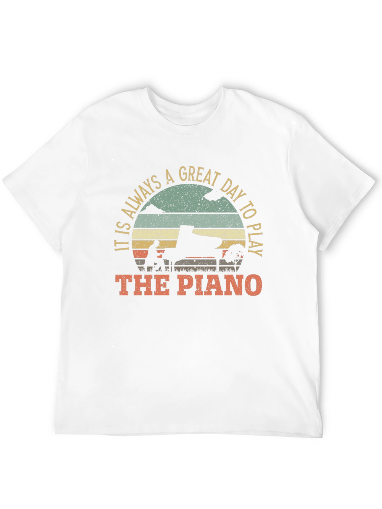 Black Piano Player T-Shirt: It's Always A Great Day to Play view 12