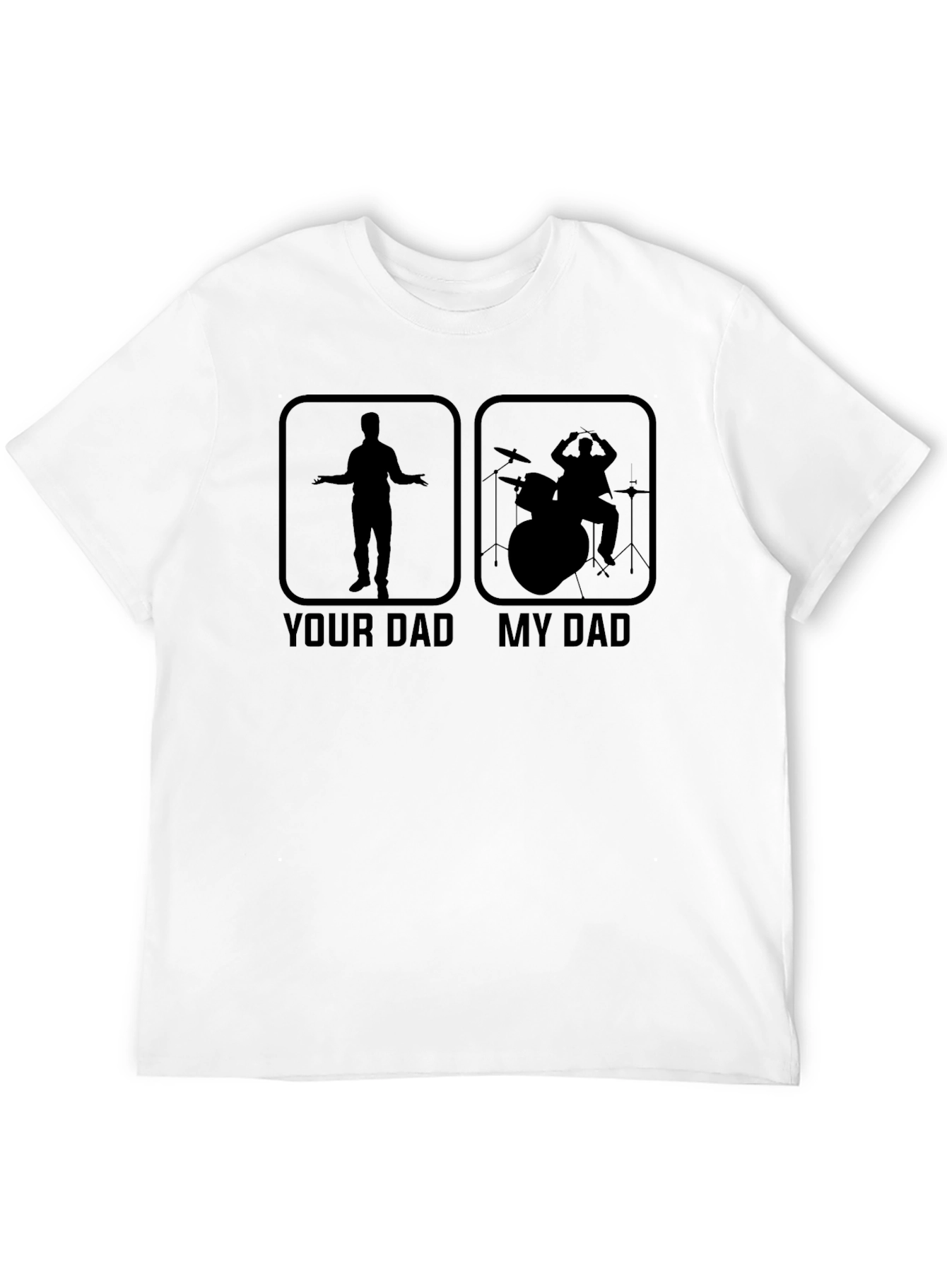 Black Your Dad My Dad Drummer T-Shirt Funny Father's Day Gift view 12