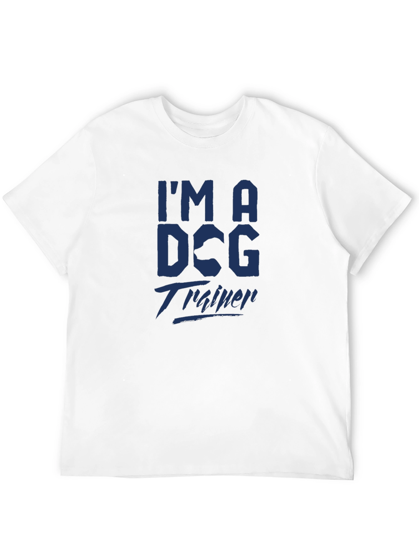 Black I'm a Dog Trainer Tee - Stylish Graphic T-Shirt view 12