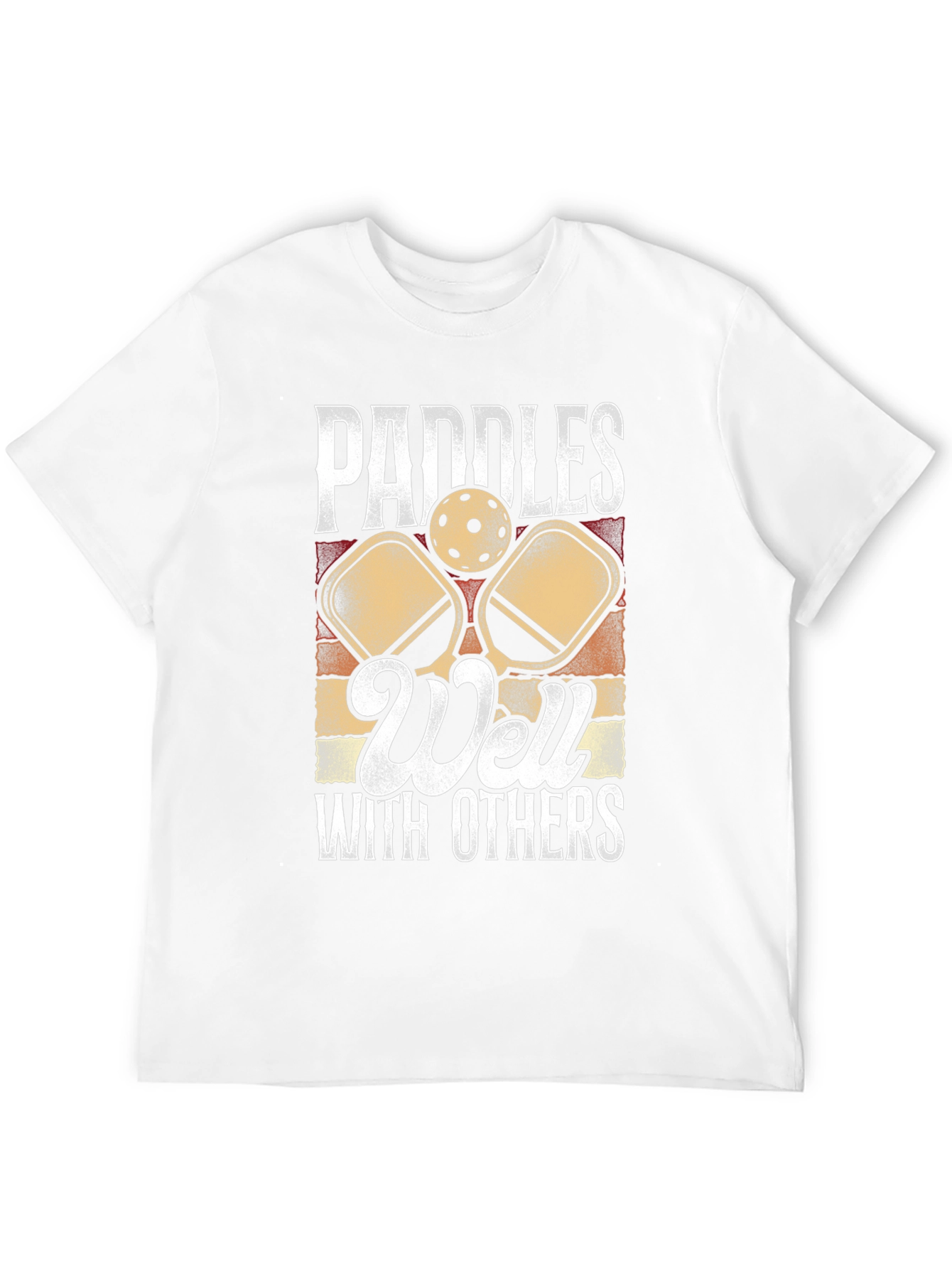 Black Paddles Well With Others T-Shirt view 12